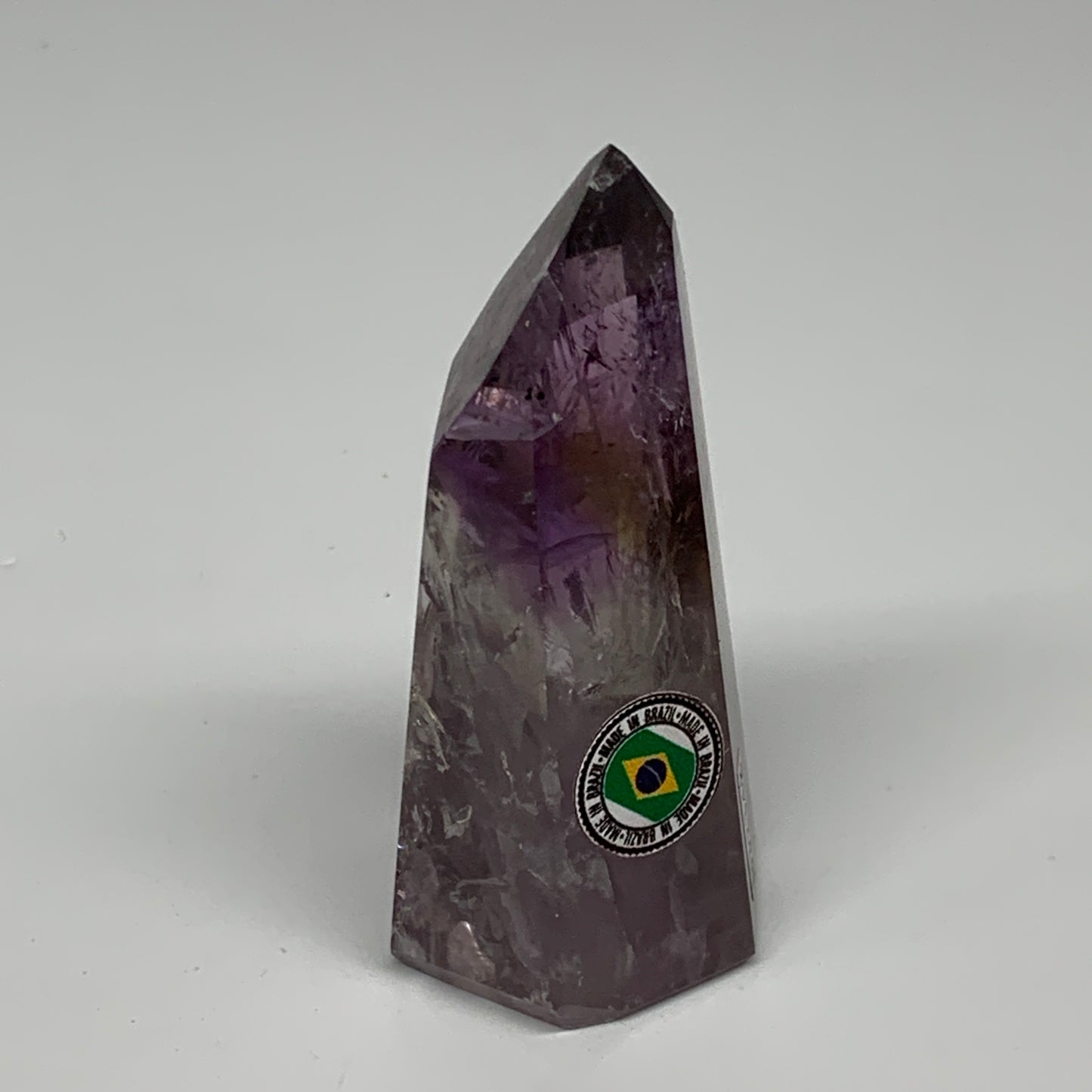 98.7g, 2.9"x1.4"x1.2", Natural Amethyst Tower Point Obelisk @Brazil, B32348