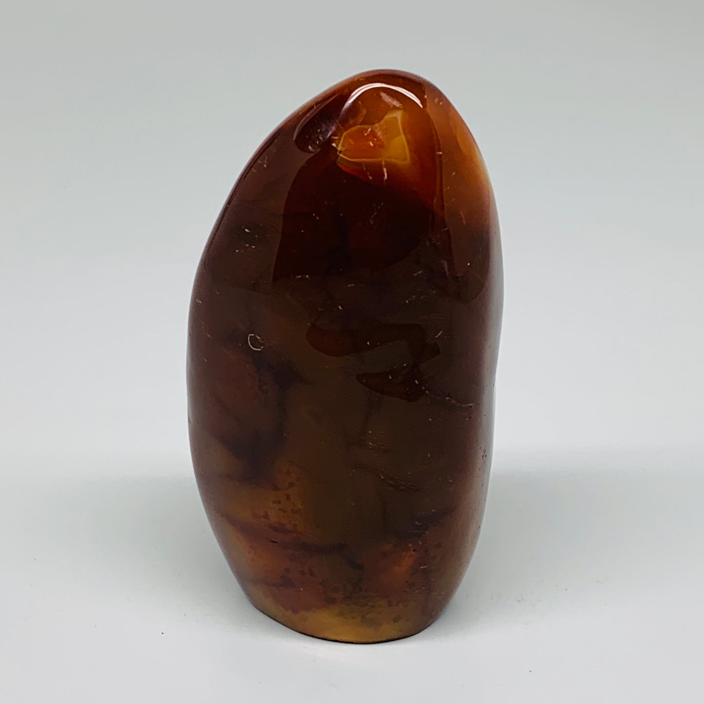 1.7 lbs, 5.2"x2.8"x2.1"Natural Red Carnelian Freeform Polished Gemstone, B37378