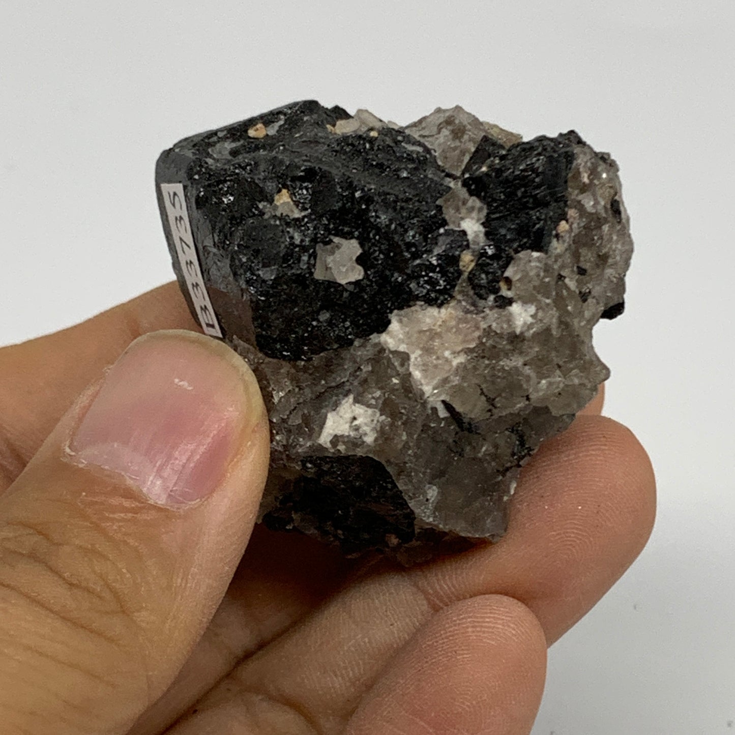 53.8g, 1.7"x1.6"x1.3", Natural Black Tourmaline Mineral Specimen, B33735