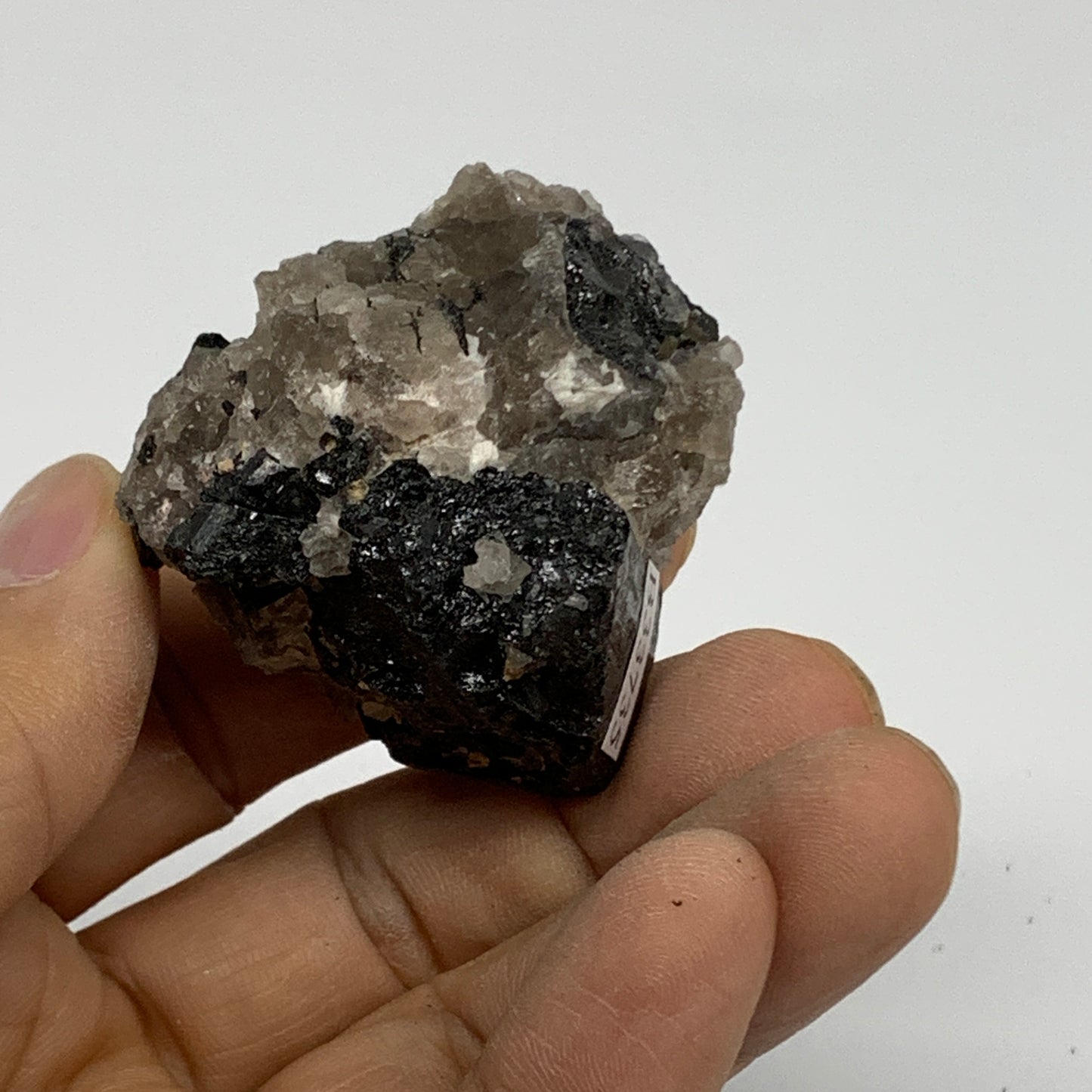 53.8g, 1.7"x1.6"x1.3", Natural Black Tourmaline Mineral Specimen, B33735