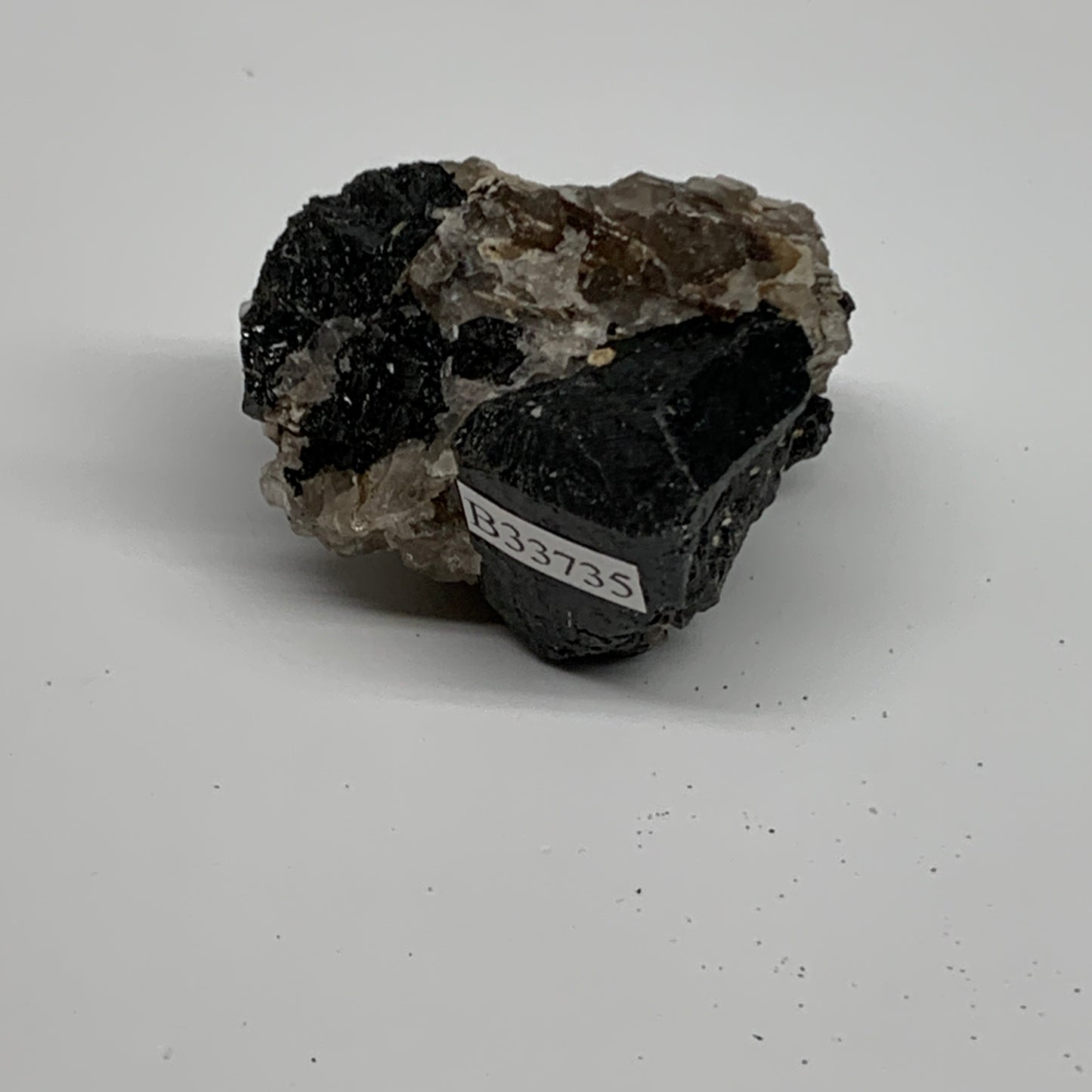 53.8g, 1.7"x1.6"x1.3", Natural Black Tourmaline Mineral Specimen, B33735