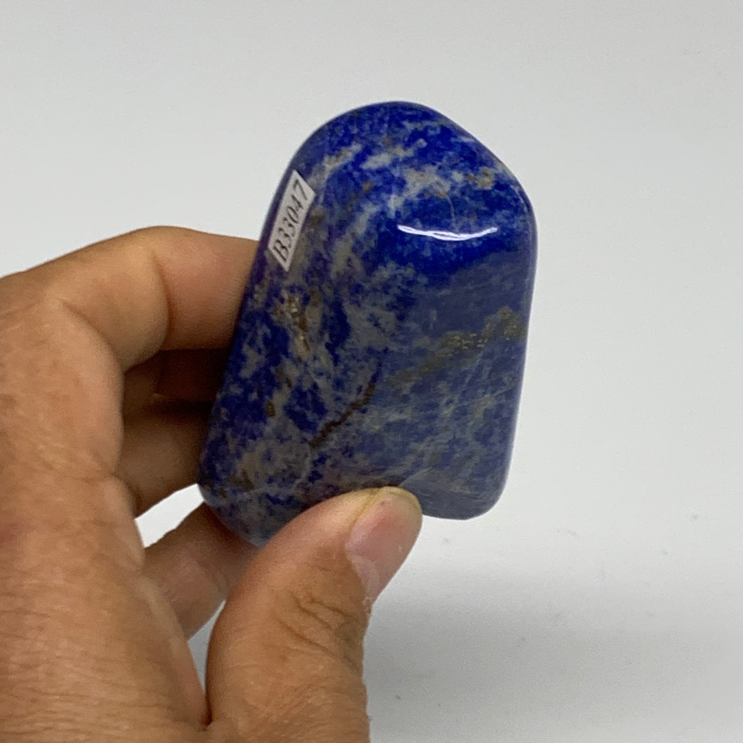 167.4g, 3"x1.7"x1.1", Natural Freeform Lapis Lazuli from Afghanistan, B33047