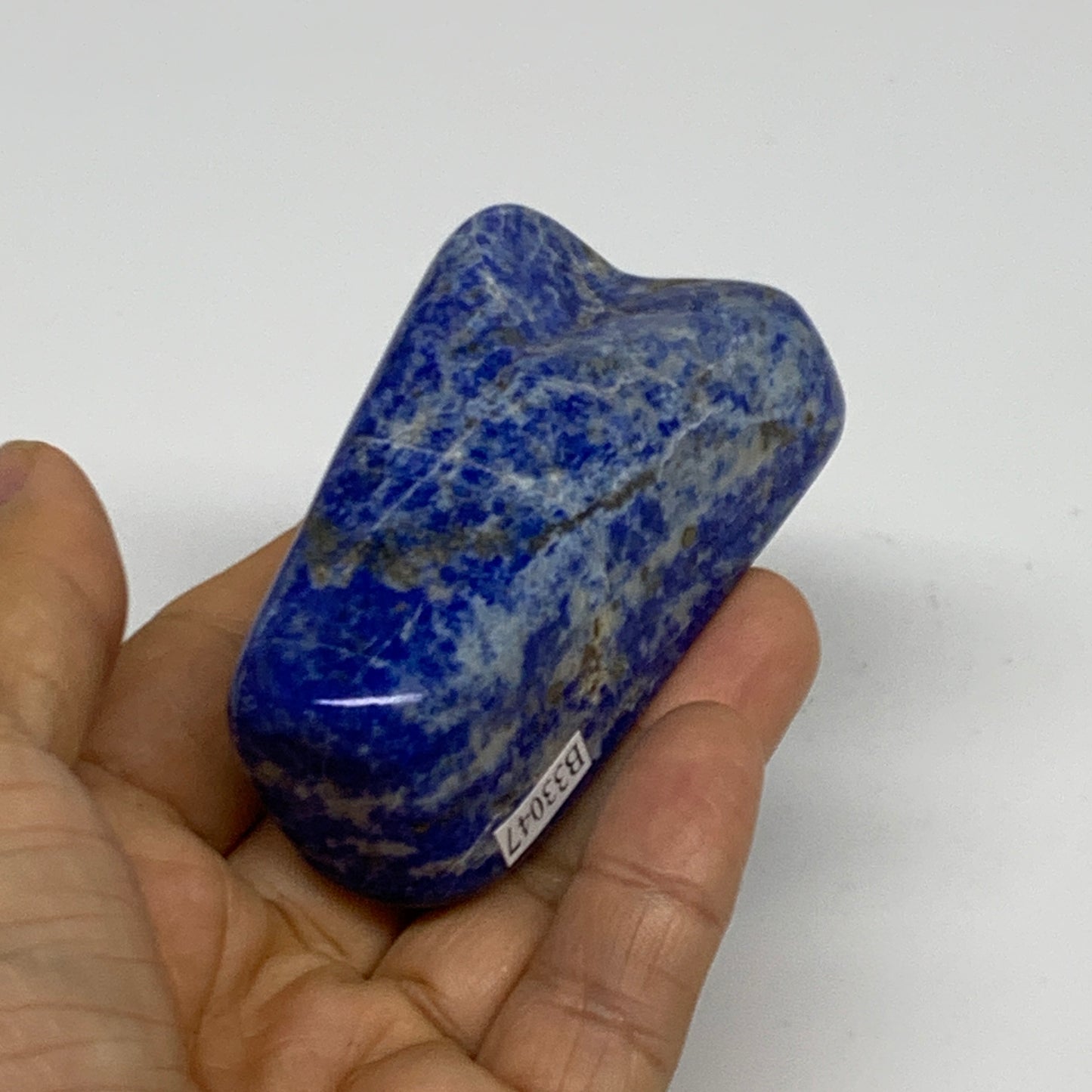 167.4g, 3"x1.7"x1.1", Natural Freeform Lapis Lazuli from Afghanistan, B33047