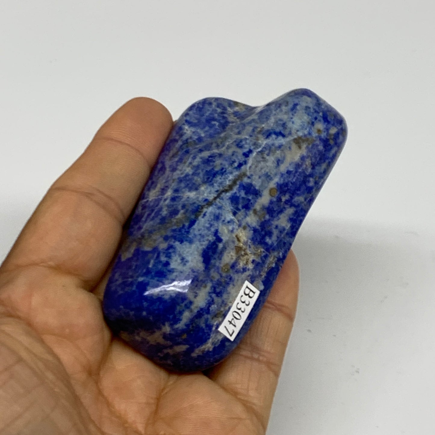 167.4g, 3"x1.7"x1.1", Natural Freeform Lapis Lazuli from Afghanistan, B33047