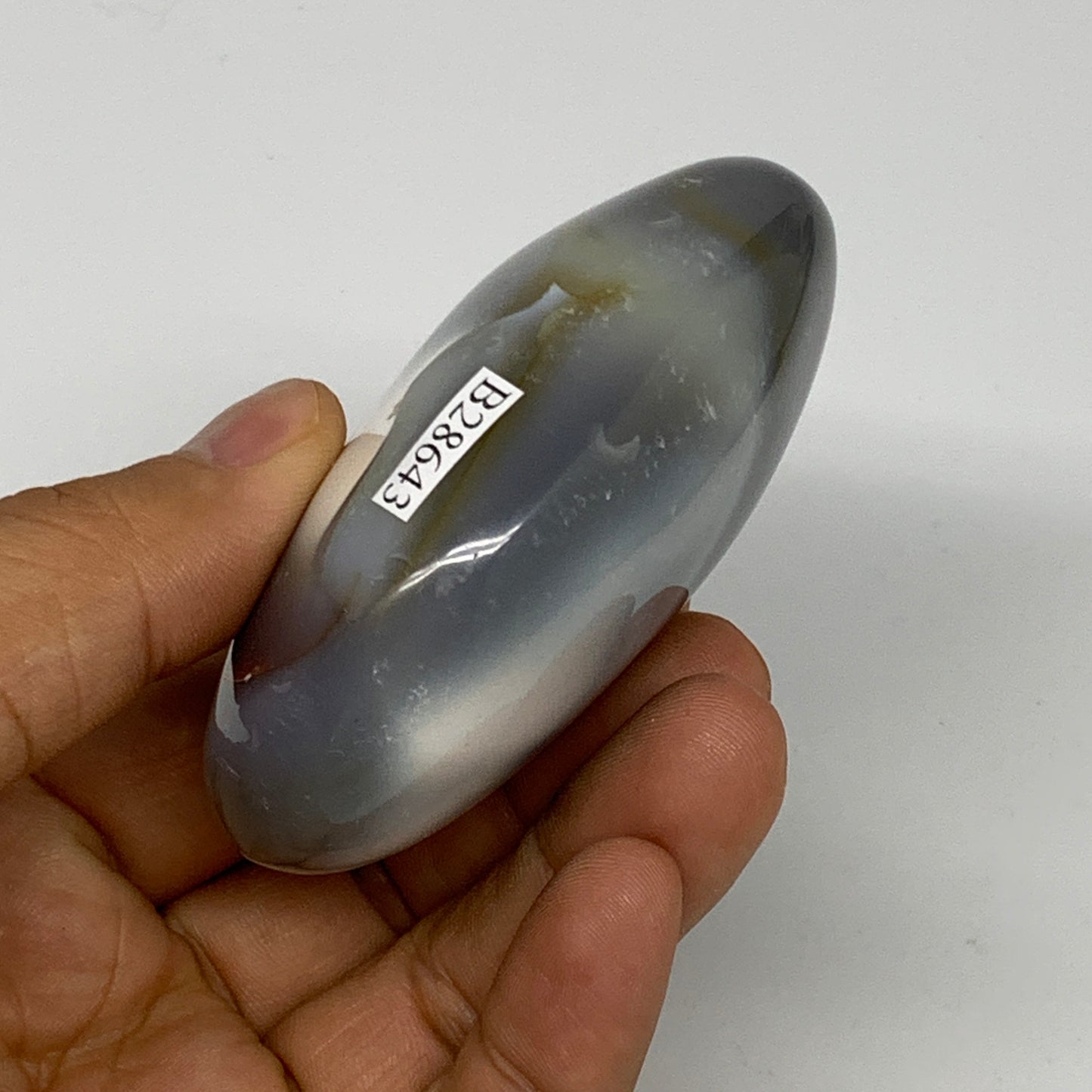 161.6g, 3"x1.8"x1.2" Orca Agate Palm-Stone Reiki Energy Crystal Reiki, B28643