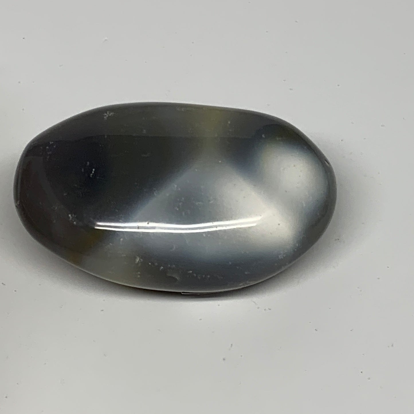 161.6g, 3"x1.8"x1.2" Orca Agate Palm-Stone Reiki Energy Crystal Reiki, B28643