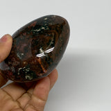 0.59 lbs, 2.6"x3.1"x1.5" Ocean Jasper Heart Polished Healing Crystal, B30889