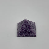 73.2g, 1.3"x1.6"x1.7", Lepidolite Pyramid Crystal Gemstone @Brazil, B30195