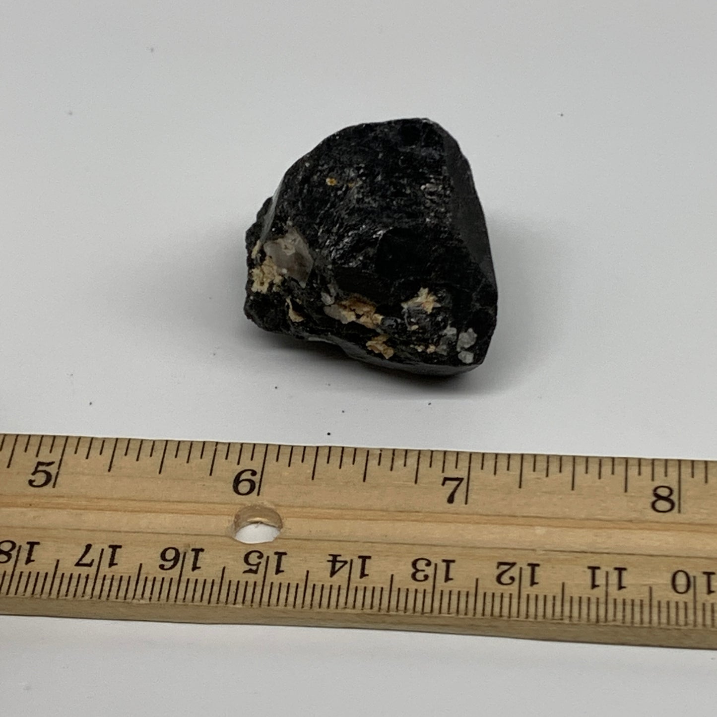 55.3g, 1.8"x1.4"x1.2", Natural Black Tourmaline Mineral Specimen, B33738