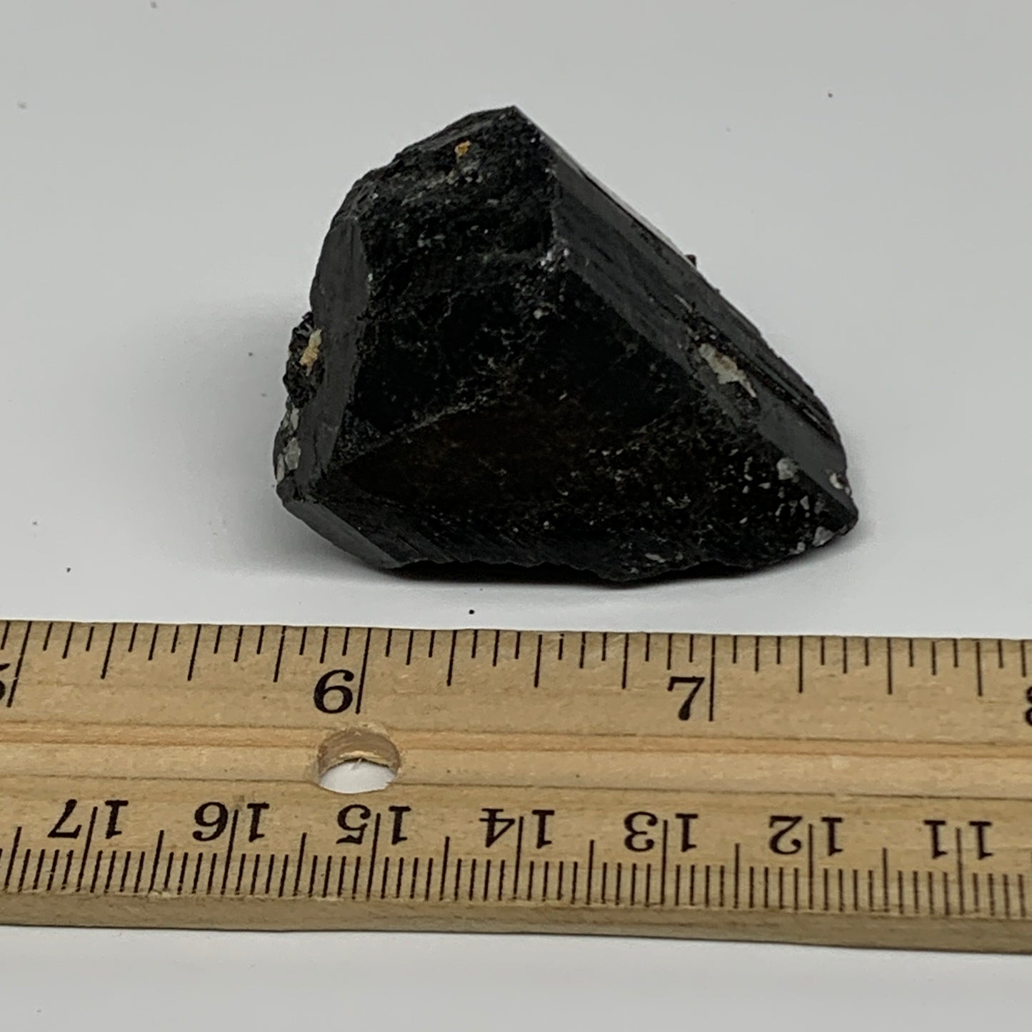 55.3g, 1.8"x1.4"x1.2", Natural Black Tourmaline Mineral Specimen, B33738