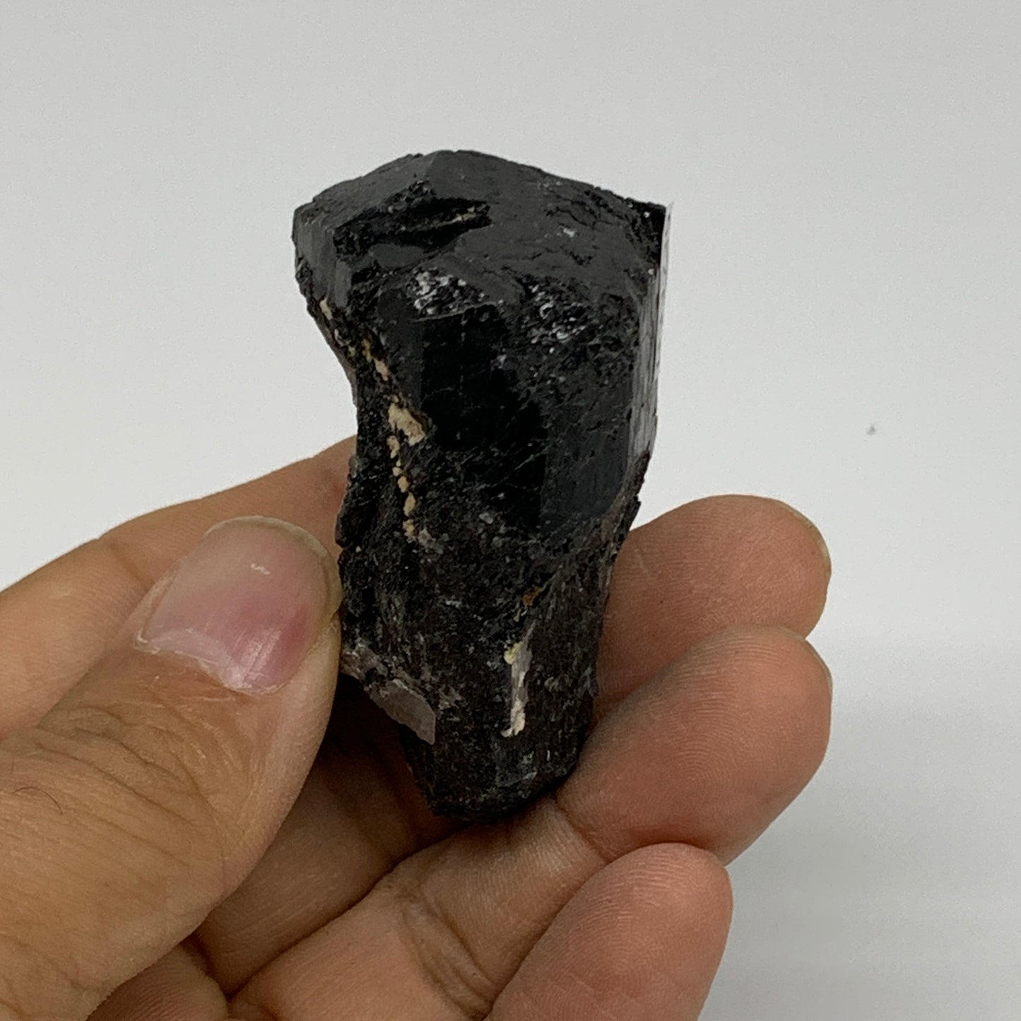 78.4g, 2.2"x1.6"x1.1", Natural Black Tourmaline Mineral Specimen, B33741