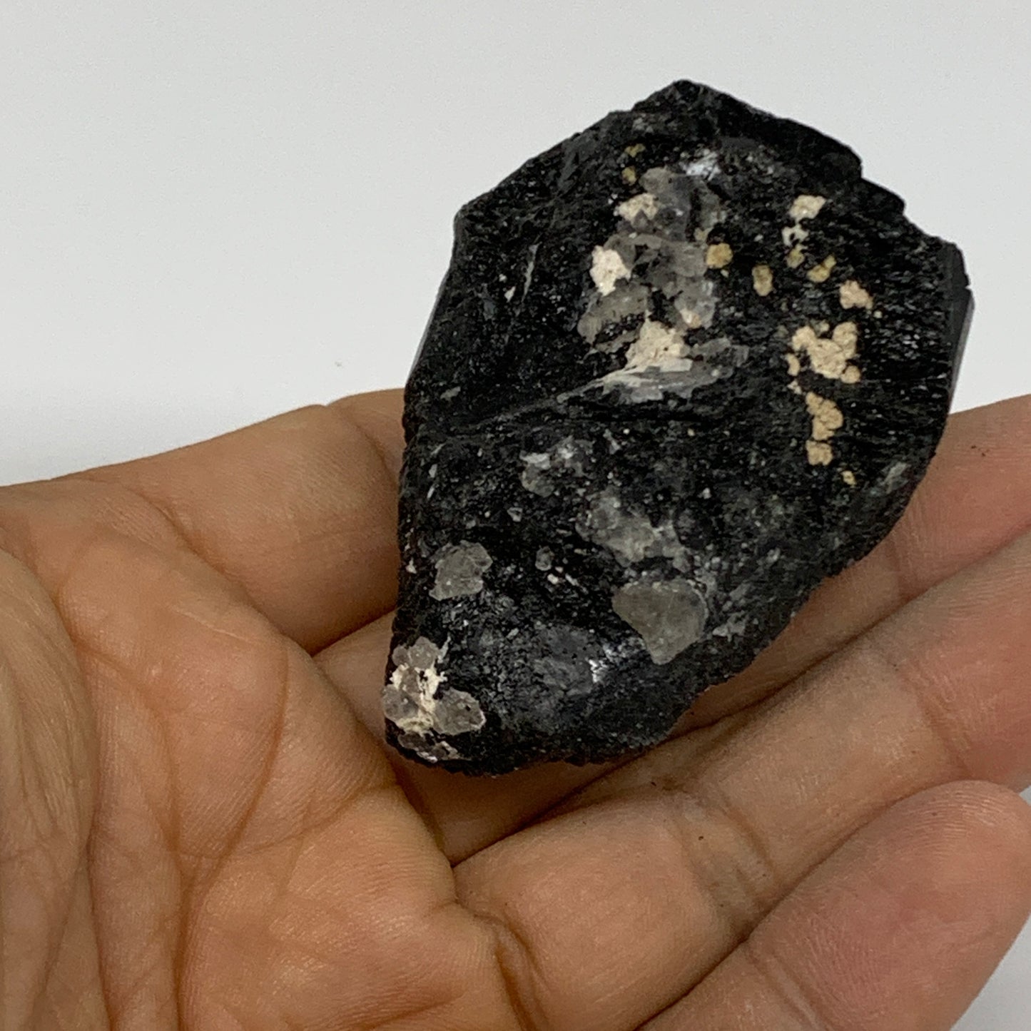 78.4g, 2.2"x1.6"x1.1", Natural Black Tourmaline Mineral Specimen, B33741