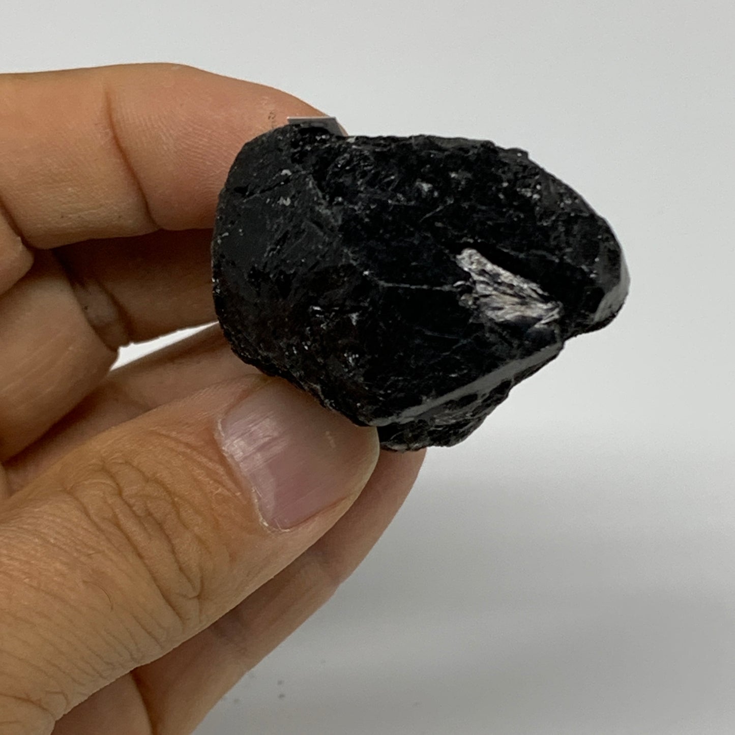 78.4g, 2.2"x1.6"x1.1", Natural Black Tourmaline Mineral Specimen, B33741