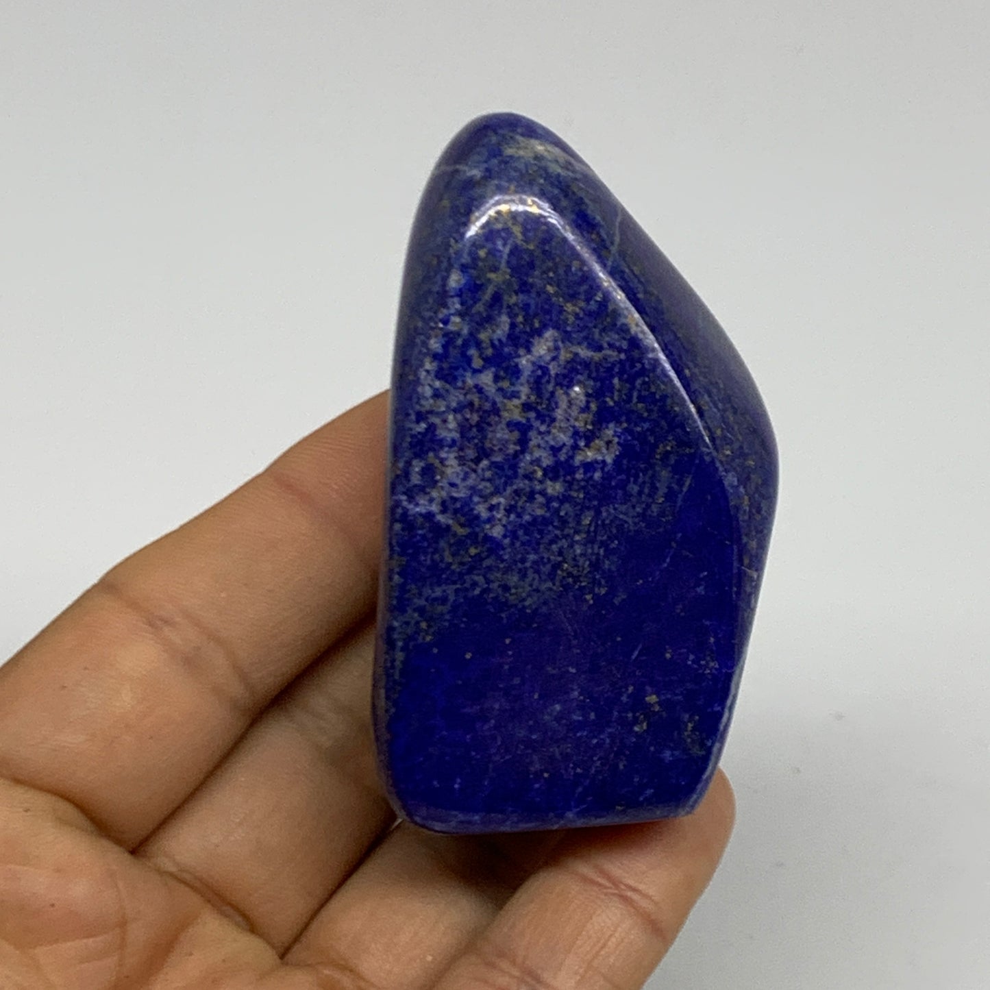 122.8g, 2.6"x1.4"x1", Natural Freeform Lapis Lazuli from Afghanistan, B33052
