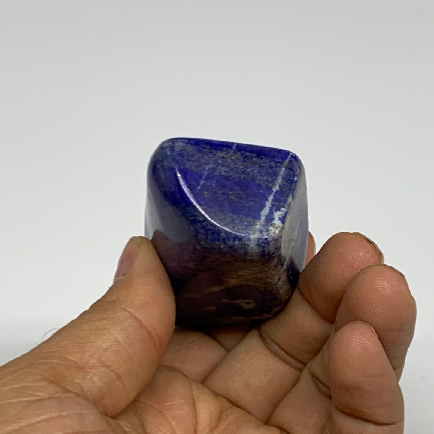 122.8g, 2.6"x1.4"x1", Natural Freeform Lapis Lazuli from Afghanistan, B33052