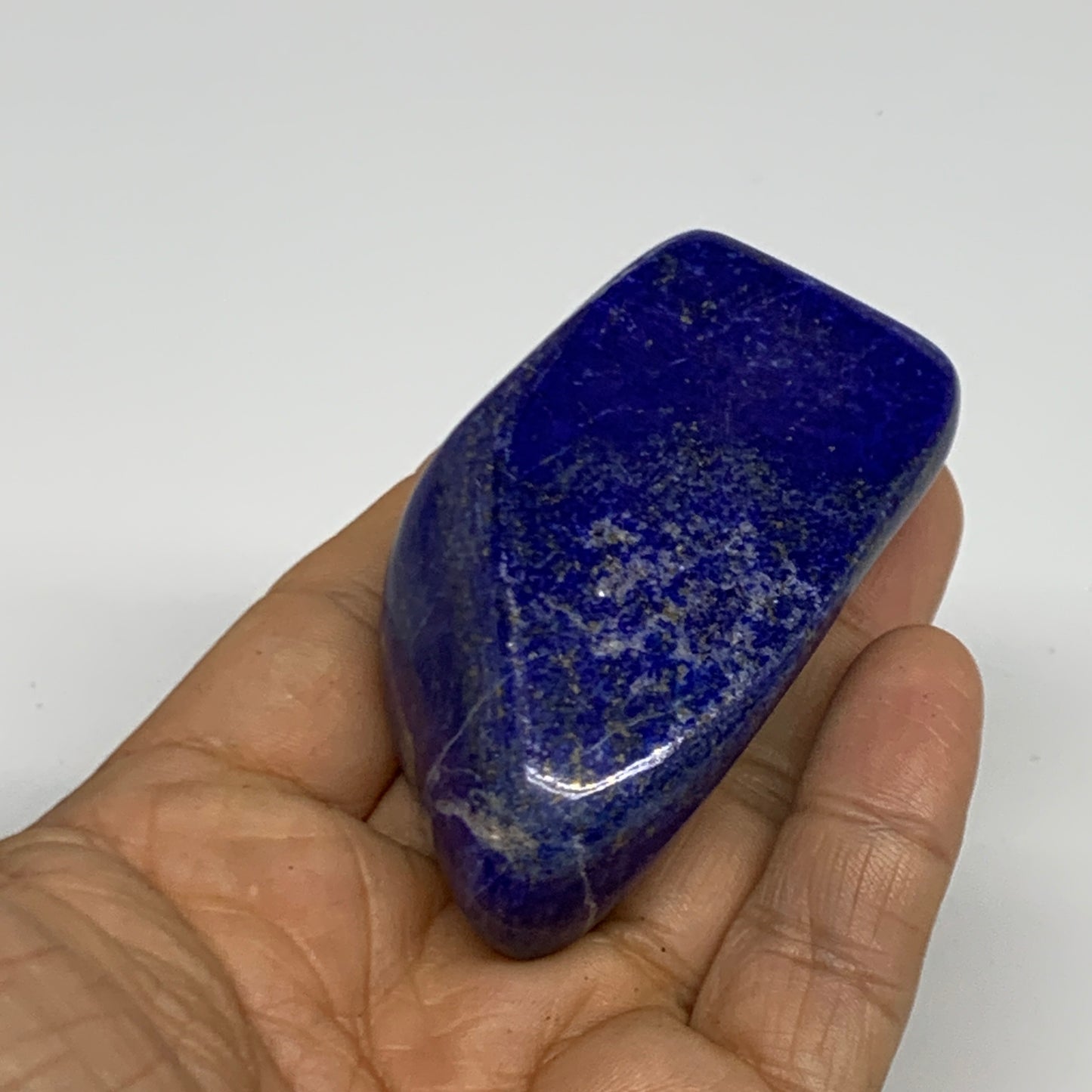 122.8g, 2.6"x1.4"x1", Natural Freeform Lapis Lazuli from Afghanistan, B33052