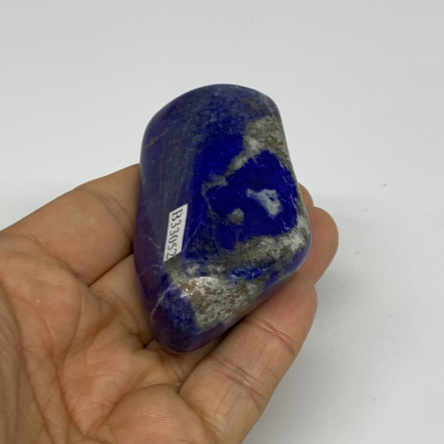 122.8g, 2.6"x1.4"x1", Natural Freeform Lapis Lazuli from Afghanistan, B33052