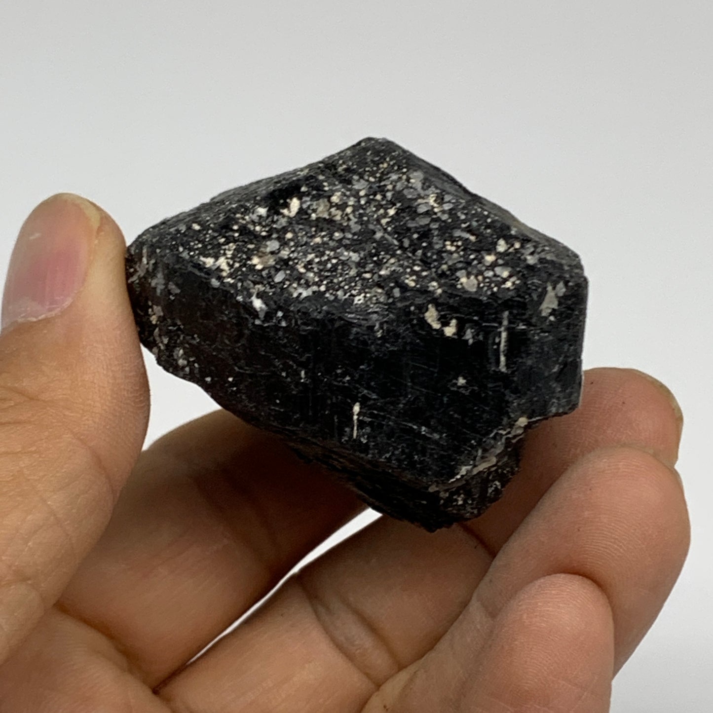 96.1g, 1.3"x1.8"x1.3", Natural Black Tourmaline Mineral Specimen, B33741