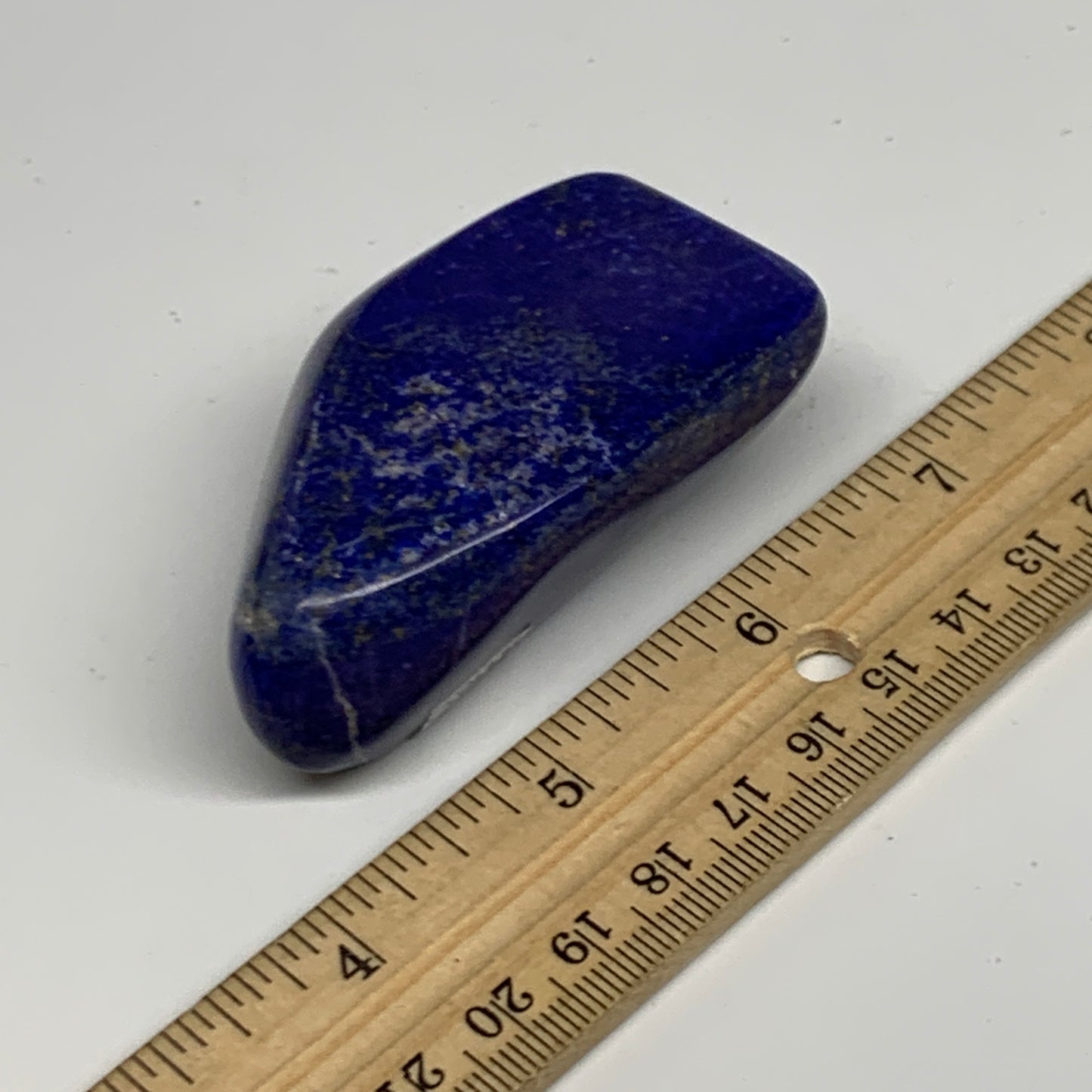 122.8g, 2.6"x1.4"x1", Natural Freeform Lapis Lazuli from Afghanistan, B33052