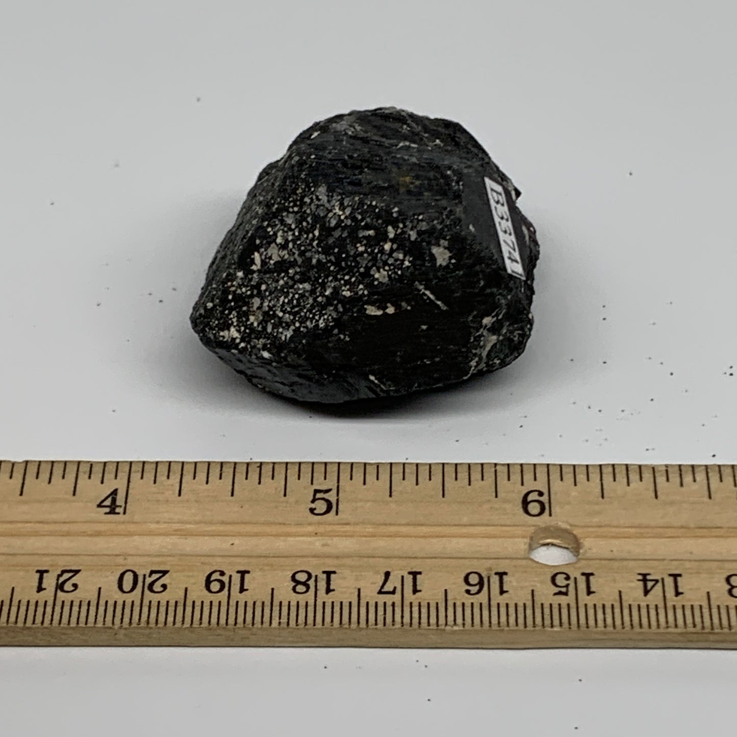 96.1g, 1.3"x1.8"x1.3", Natural Black Tourmaline Mineral Specimen, B33741