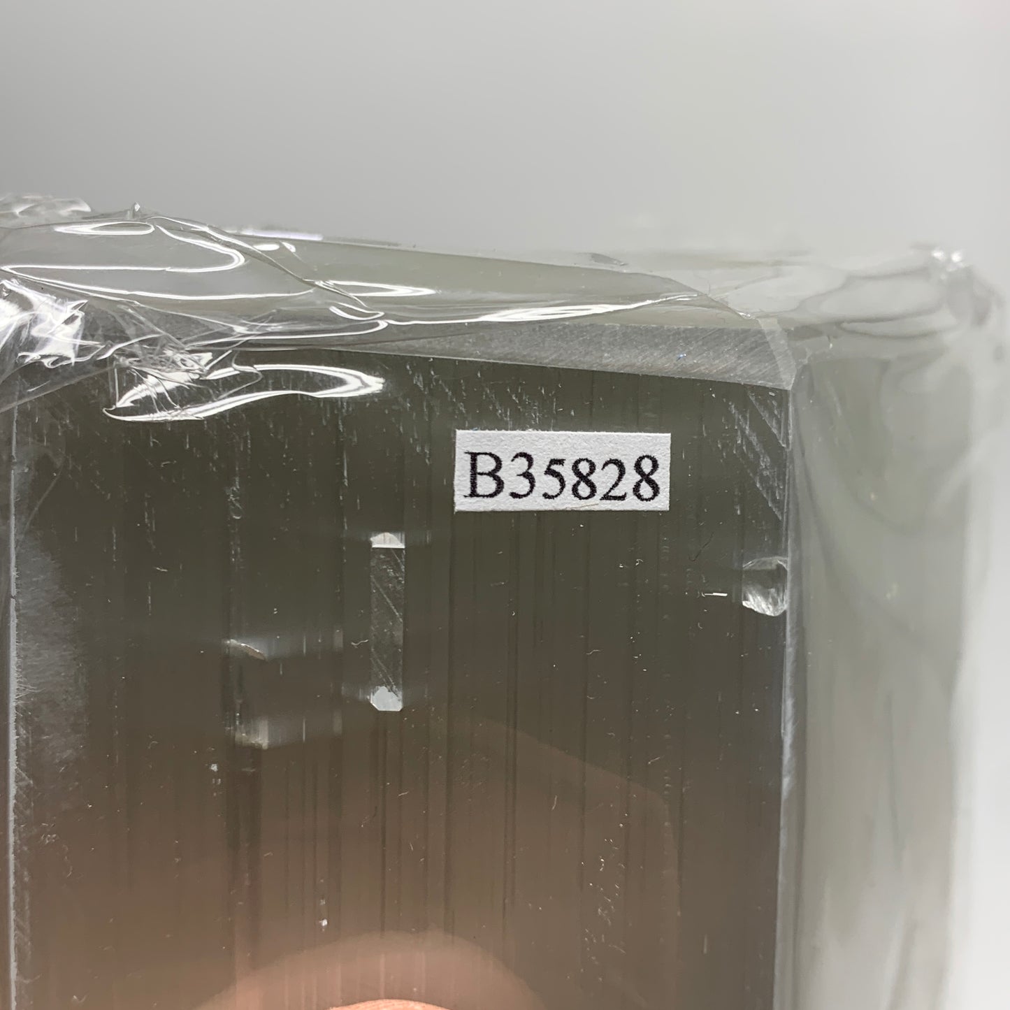 9.1 lbs. 11.4"x3.5", Hexagon Selenite (Satin Spar) Lamp, w/6ft Chord, B35828