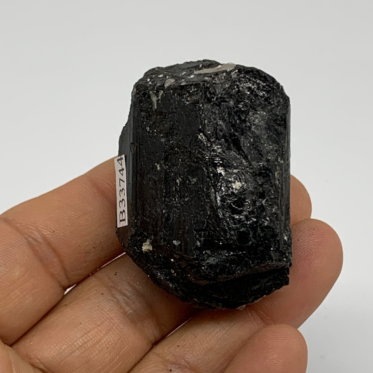 78.8g, 1.9"x1.3"x1.1", Natural Black Tourmaline Mineral Specimen, B33744