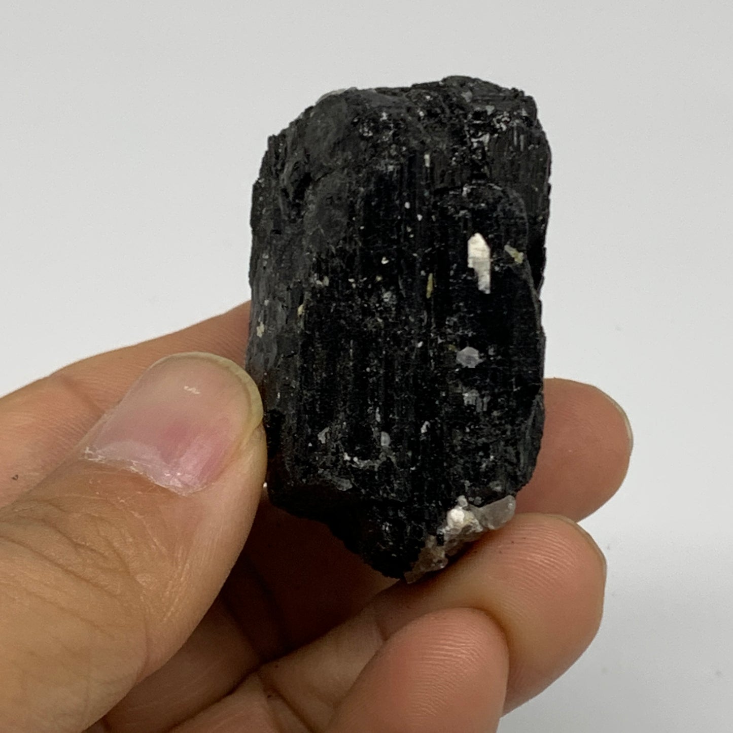78.8g, 1.9"x1.3"x1.1", Natural Black Tourmaline Mineral Specimen, B33744