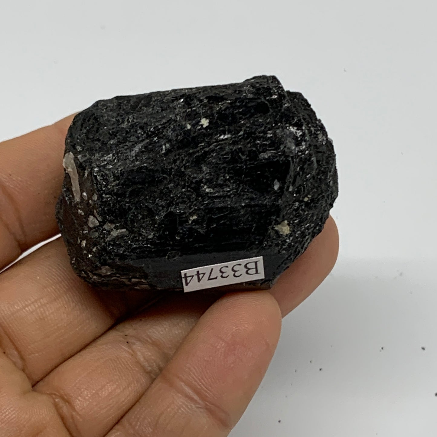 78.8g, 1.9"x1.3"x1.1", Natural Black Tourmaline Mineral Specimen, B33744