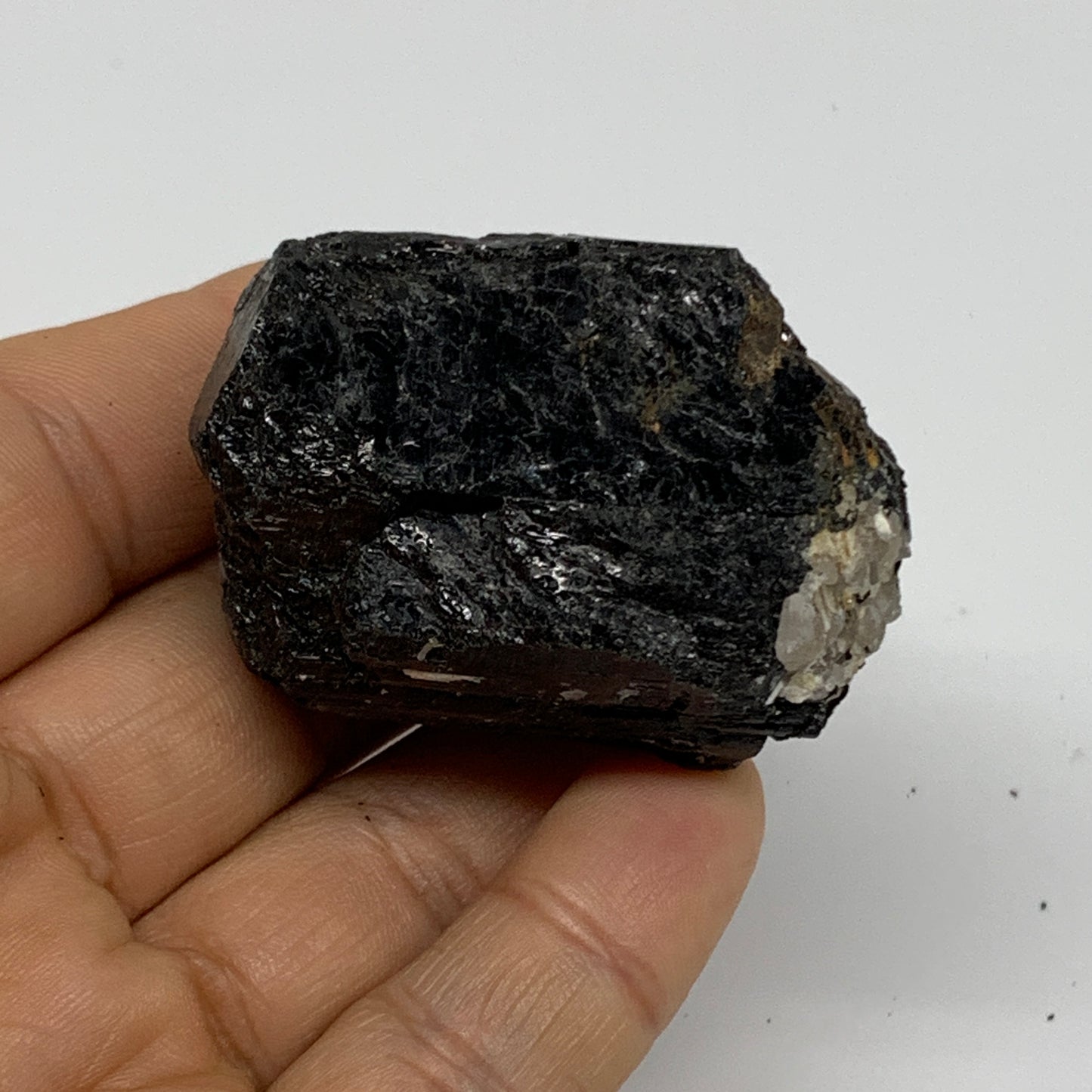 78.8g, 1.9"x1.3"x1.1", Natural Black Tourmaline Mineral Specimen, B33744