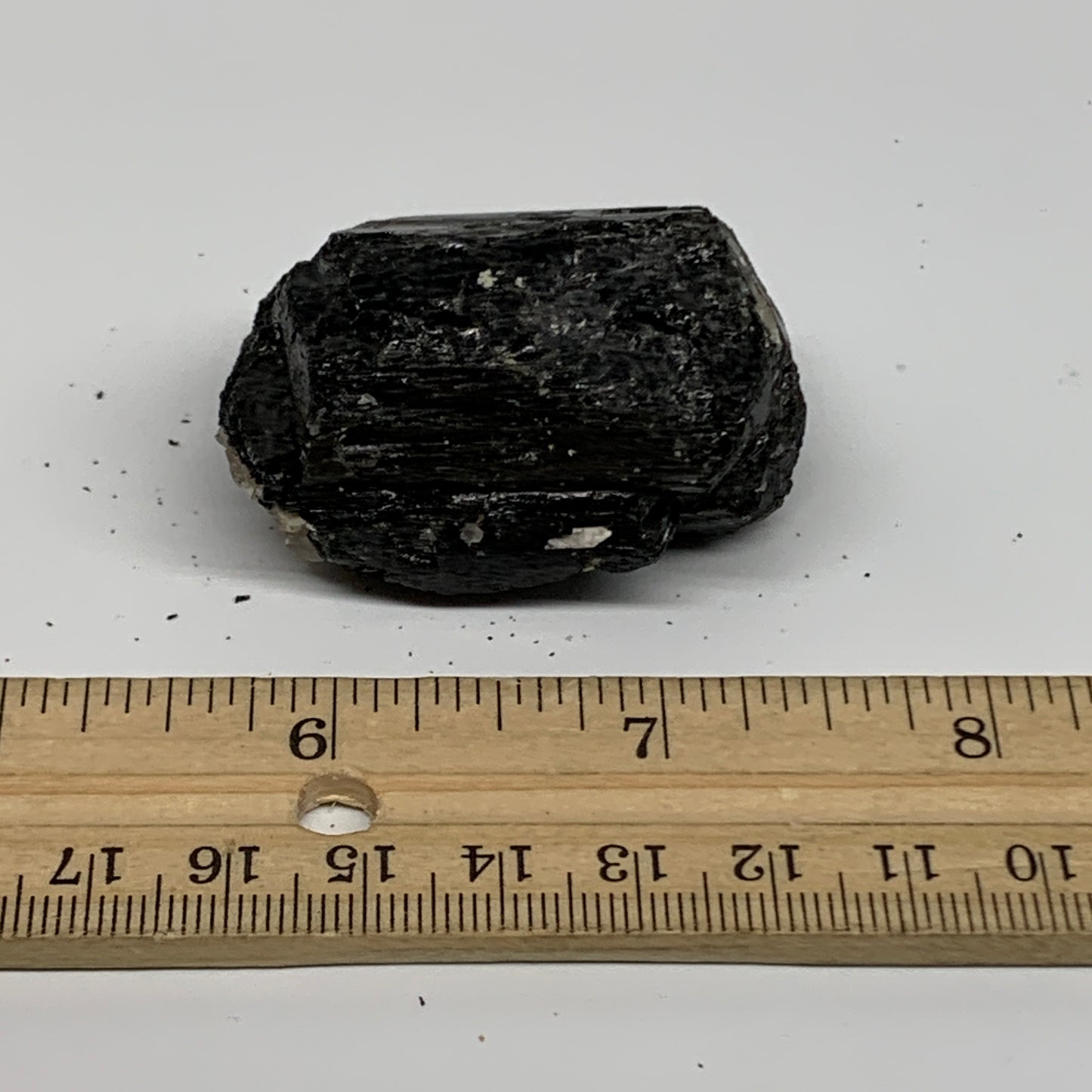 78.8g, 1.9"x1.3"x1.1", Natural Black Tourmaline Mineral Specimen, B33744