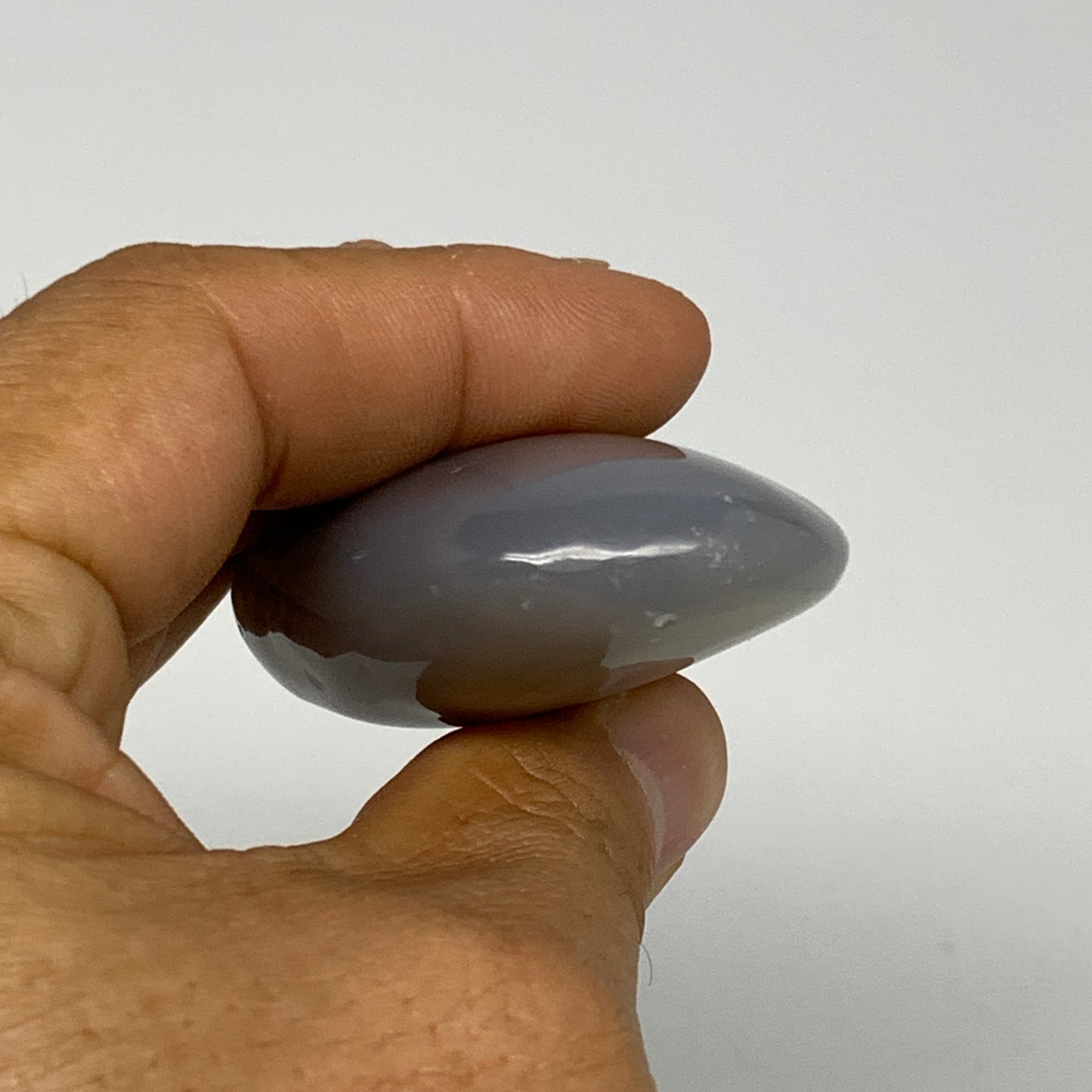 76.5g, 2.7"x1.6"x0.7" Orca Agate Palm-Stone Reiki Energy Crystal Reiki, B28717