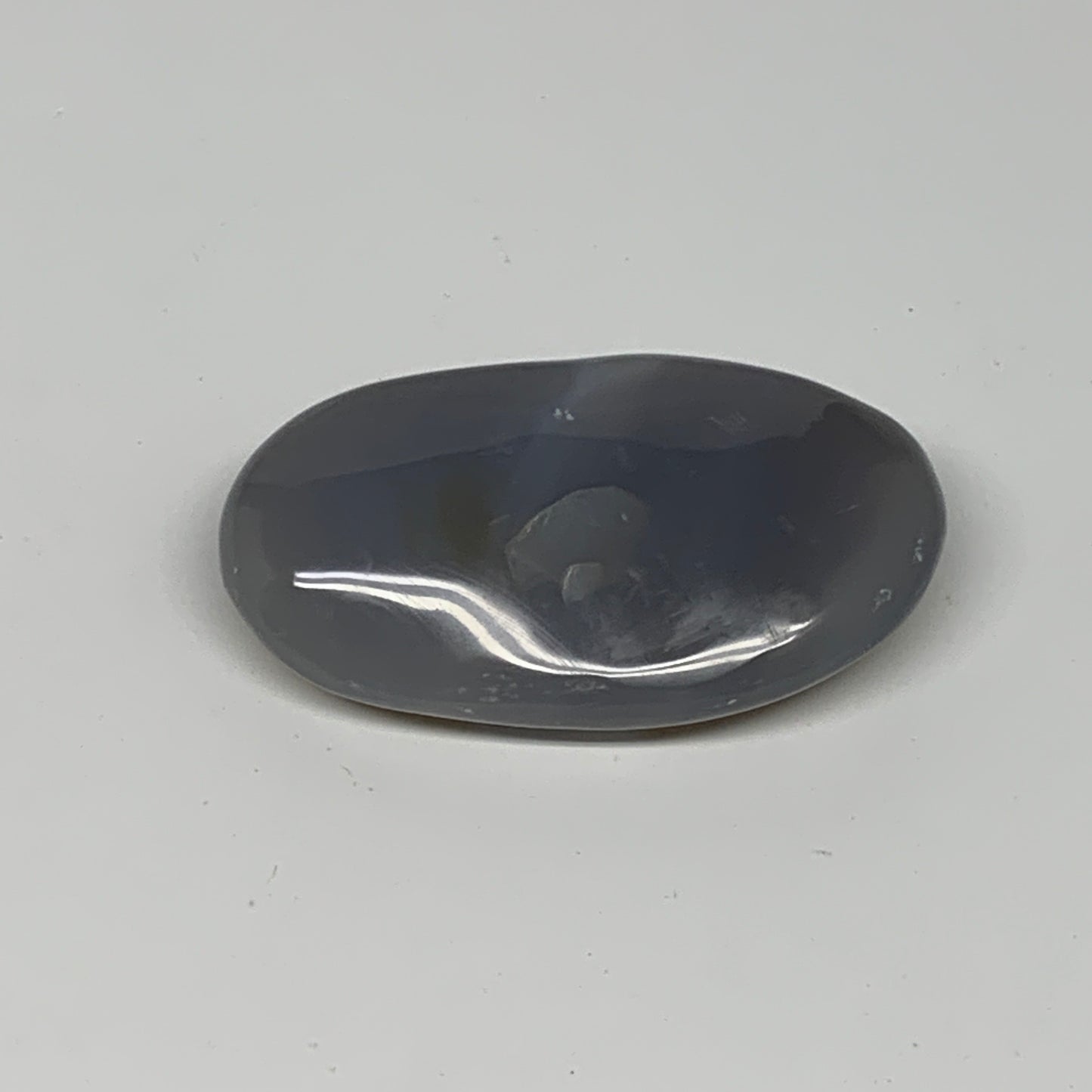 76.5g, 2.7"x1.6"x0.7" Orca Agate Palm-Stone Reiki Energy Crystal Reiki, B28717