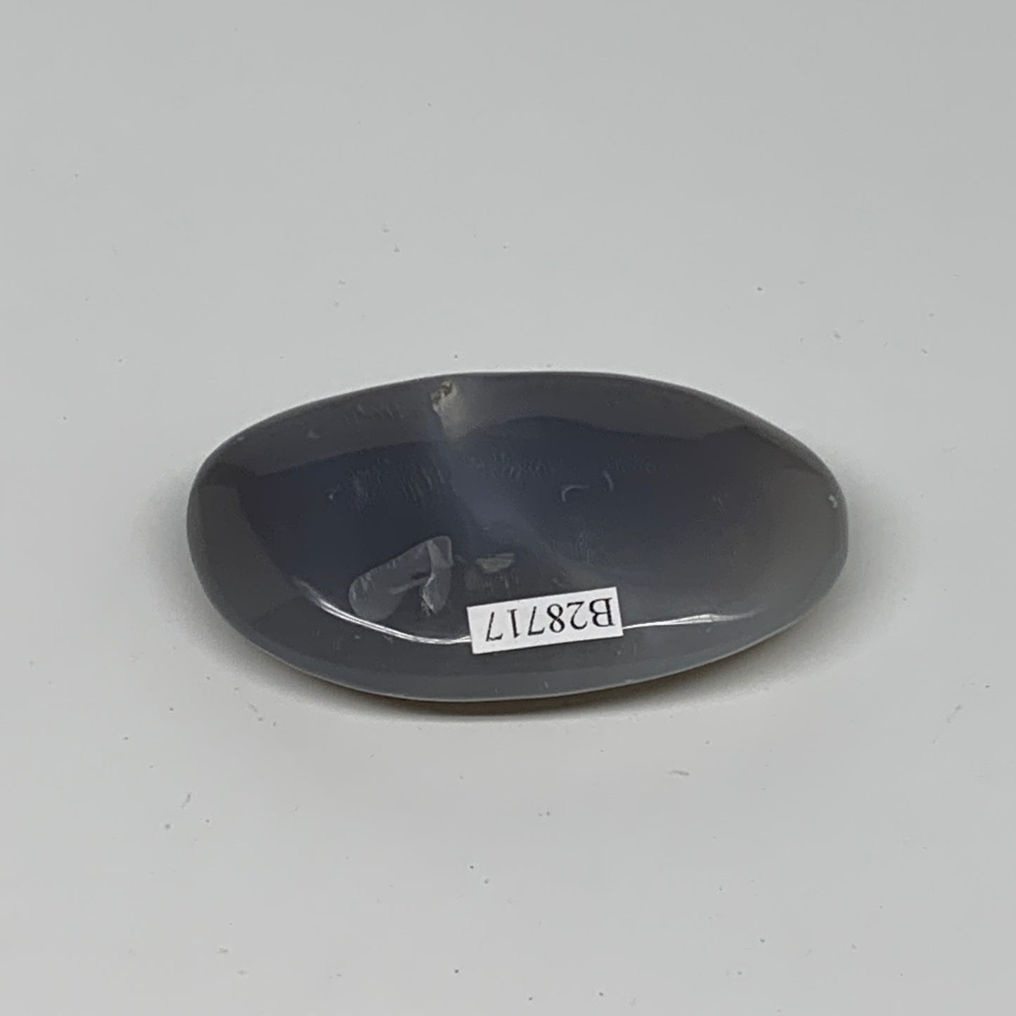 76.5g, 2.7"x1.6"x0.7" Orca Agate Palm-Stone Reiki Energy Crystal Reiki, B28717