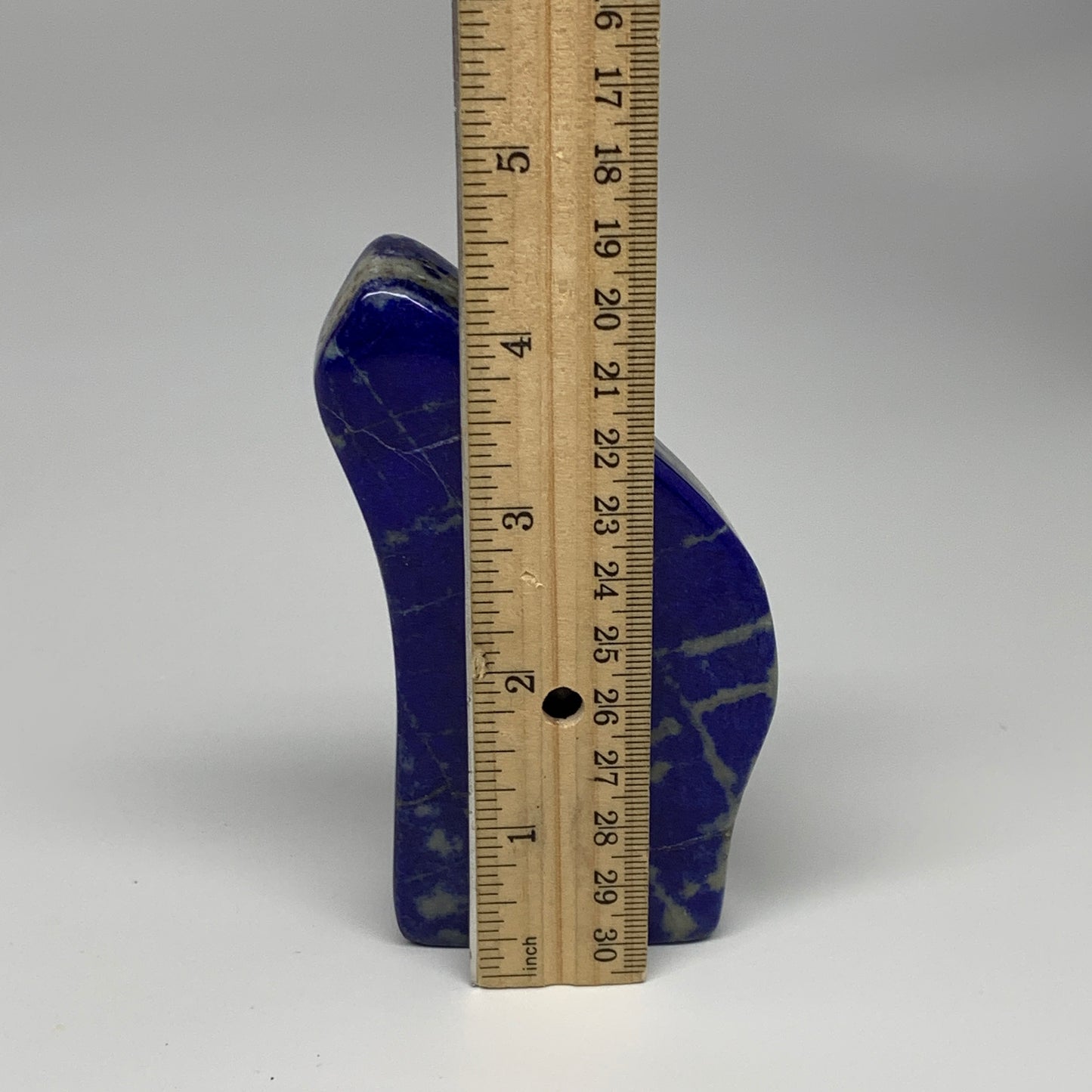 308.7g, 4.4"x2.2"x0.7", Natural Polished Freeform Lapis Lazuli @Afghanistan,B302