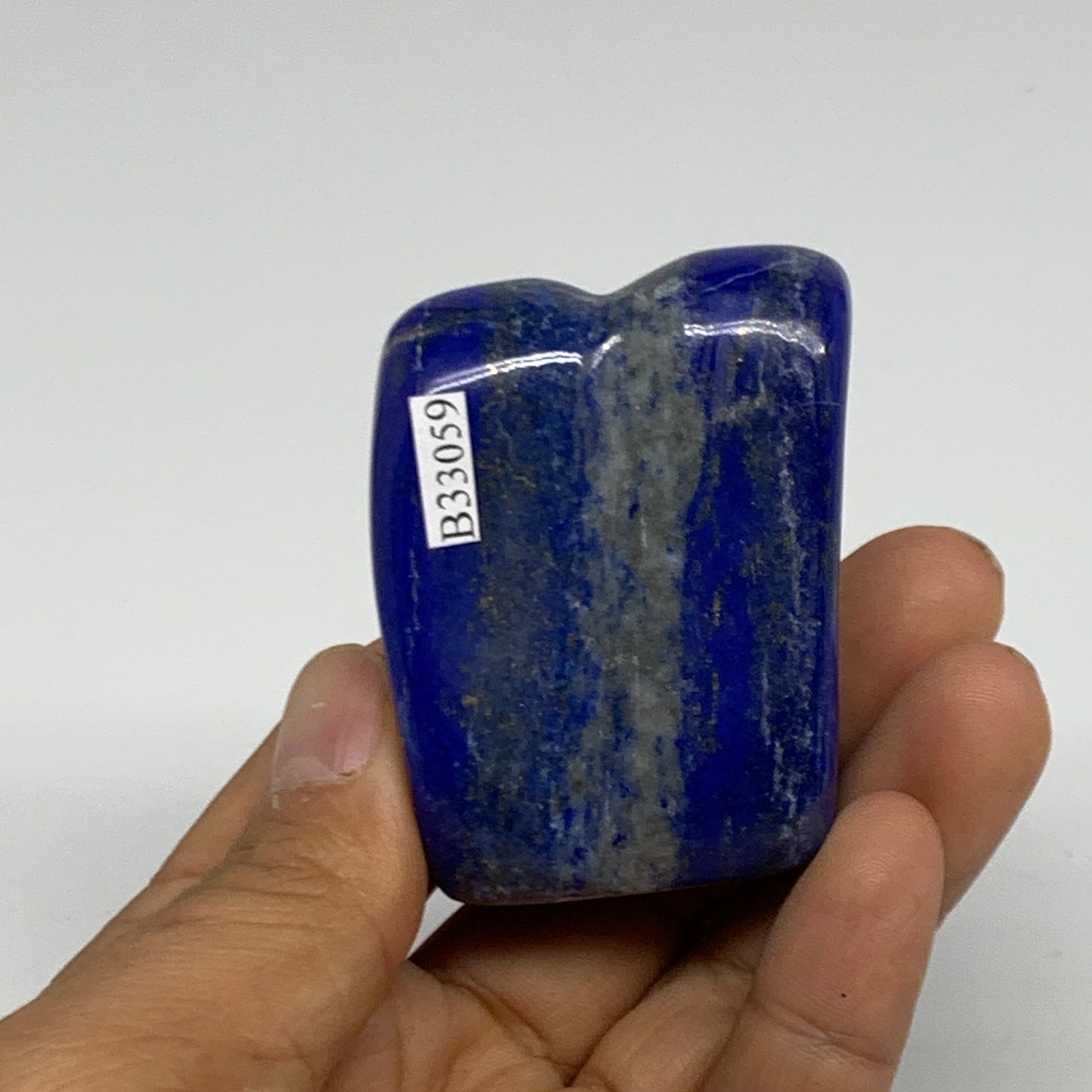 122.1g, 2.2"x1.7"x0.9", Natural Freeform Lapis Lazuli from Afghanistan, B33059