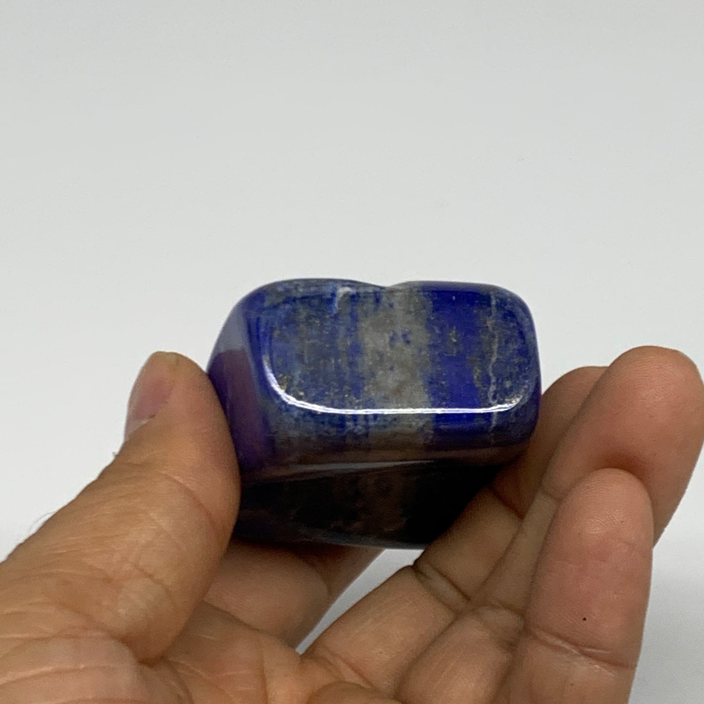 122.1g, 2.2"x1.7"x0.9", Natural Freeform Lapis Lazuli from Afghanistan, B33059