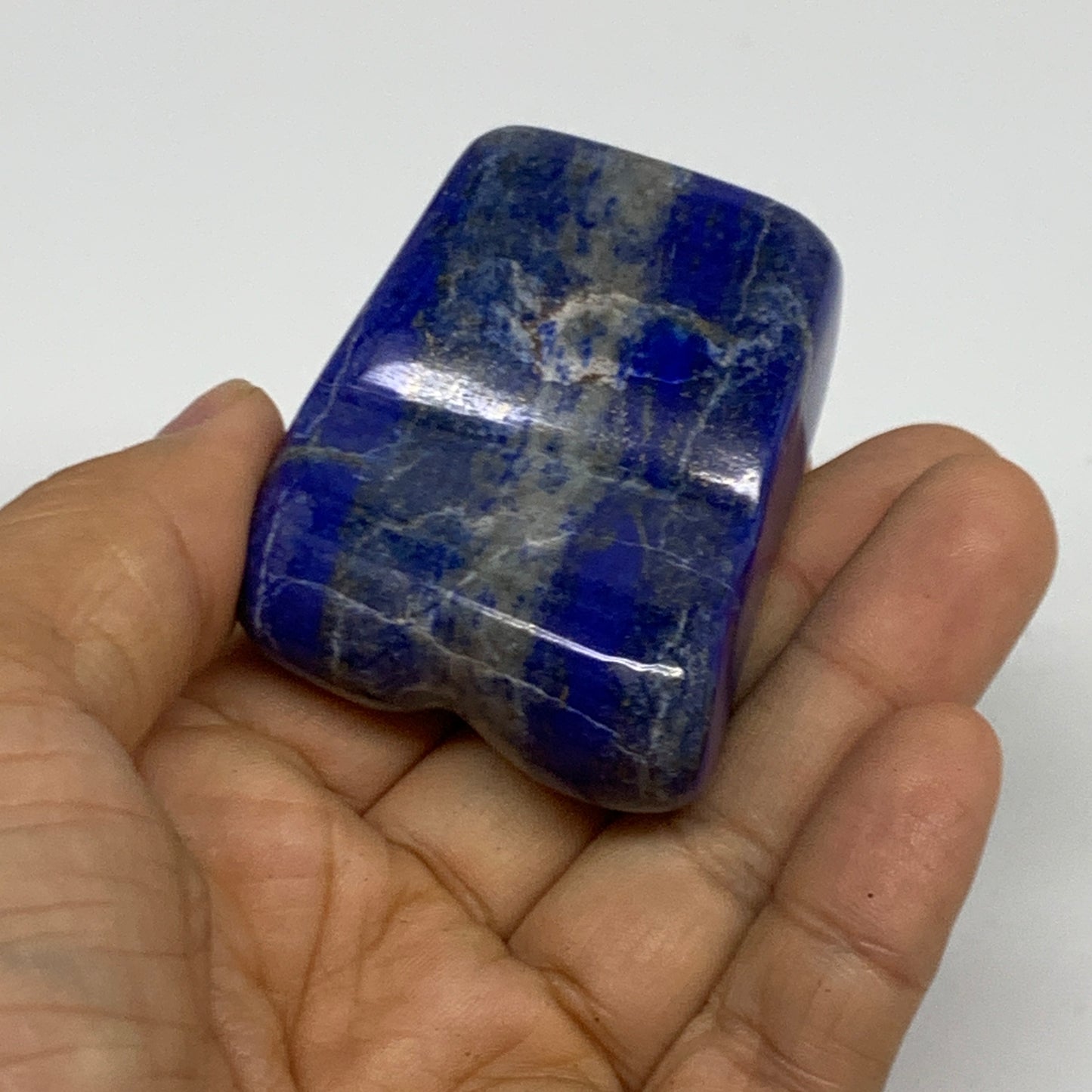122.1g, 2.2"x1.7"x0.9", Natural Freeform Lapis Lazuli from Afghanistan, B33059