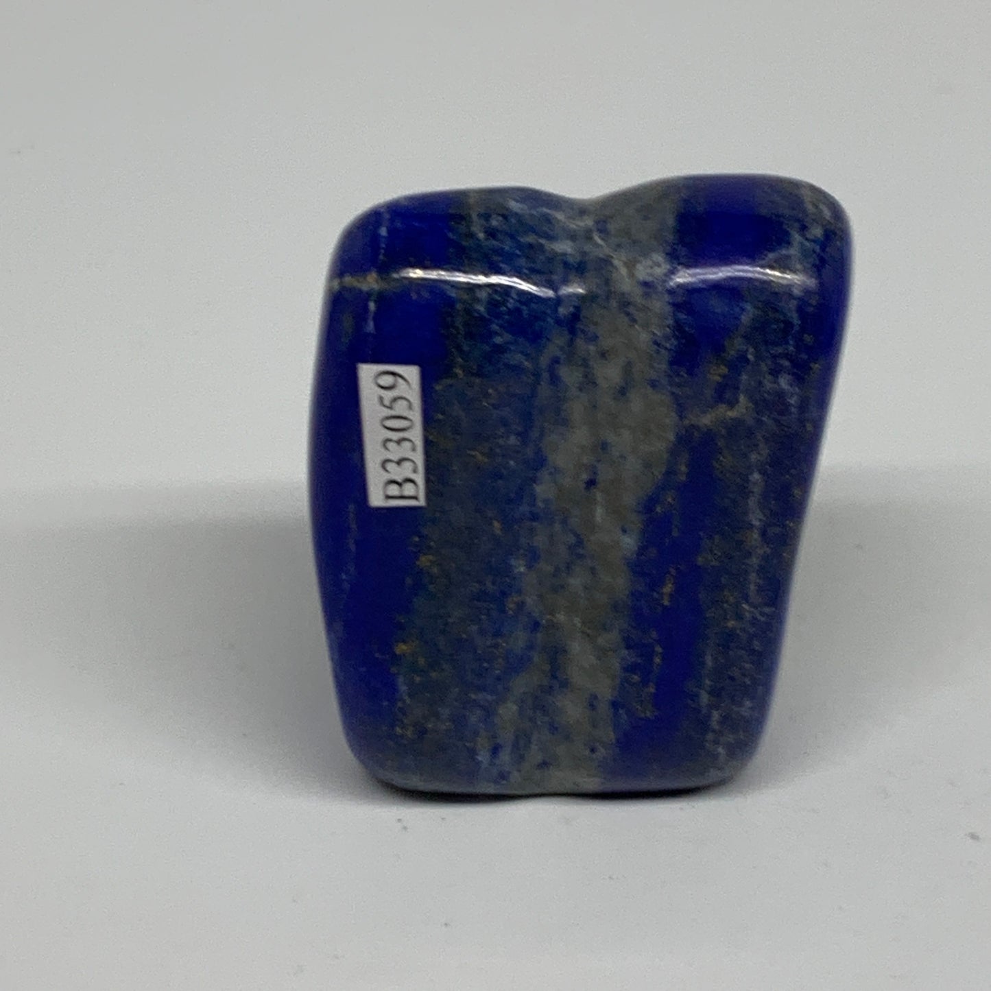 122.1g, 2.2"x1.7"x0.9", Natural Freeform Lapis Lazuli from Afghanistan, B33059