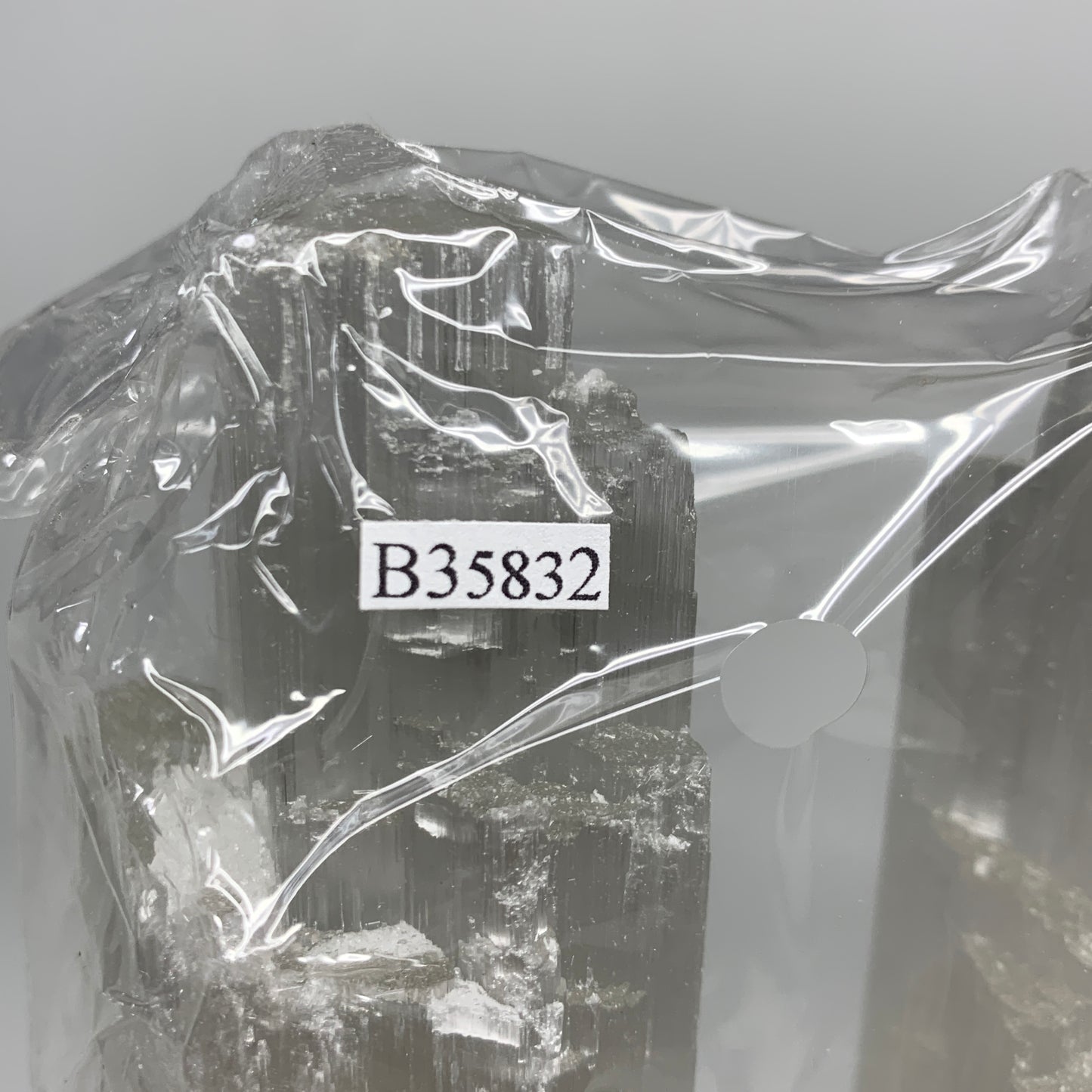 11.7 lbs, 15.5"x5.2"x4.1" Rough Selenite (Satin Spar) Lamp Tower W/Chord, B35832