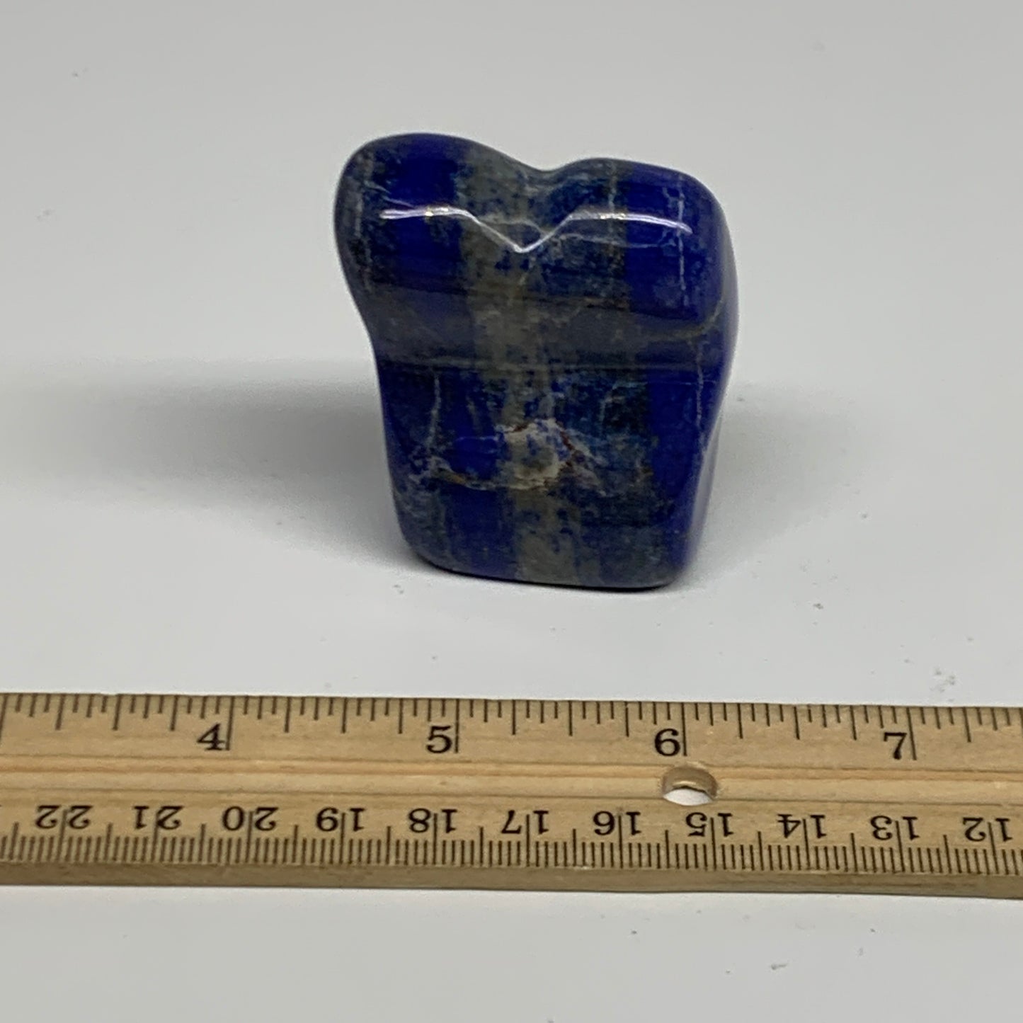 122.1g, 2.2"x1.7"x0.9", Natural Freeform Lapis Lazuli from Afghanistan, B33059