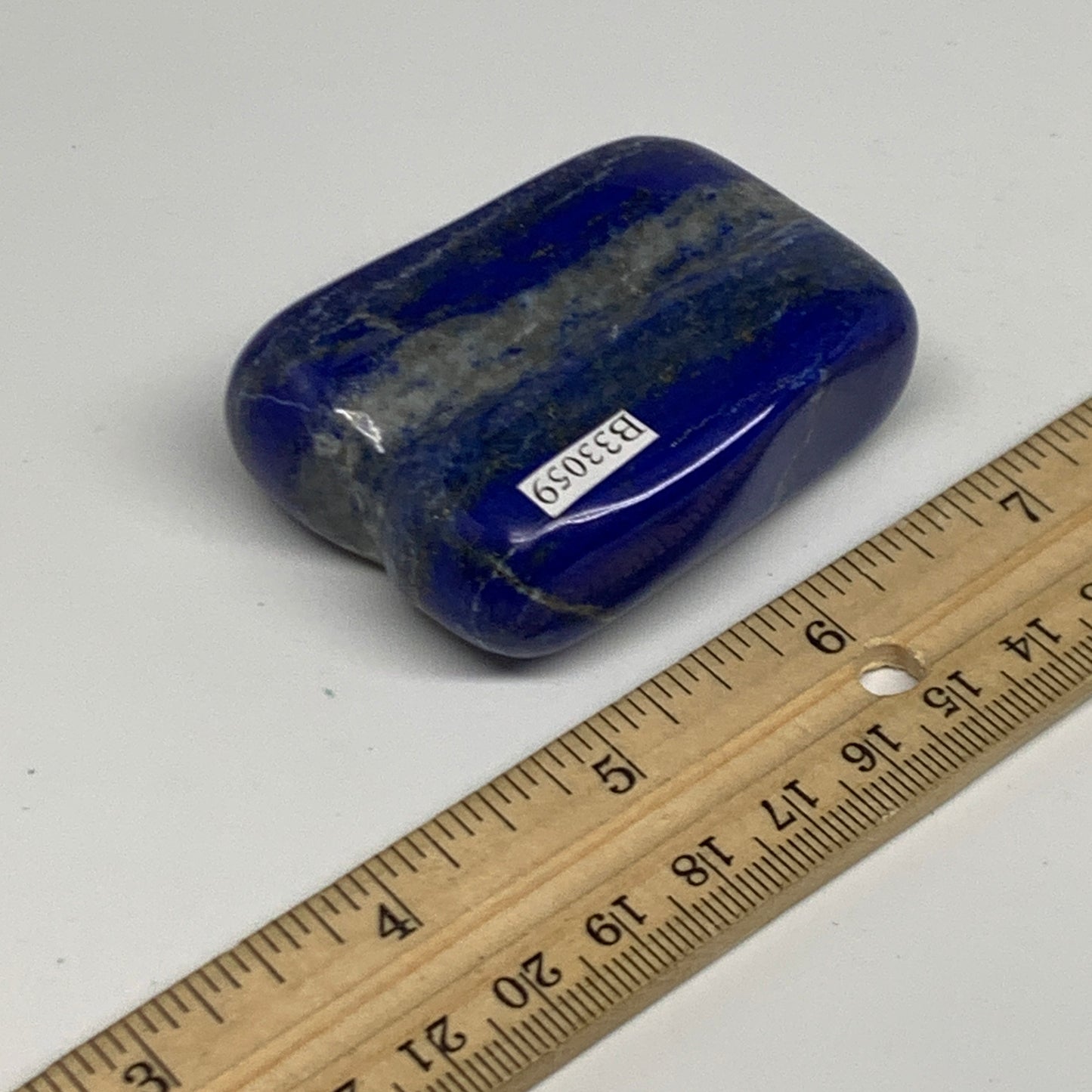 122.1g, 2.2"x1.7"x0.9", Natural Freeform Lapis Lazuli from Afghanistan, B33059