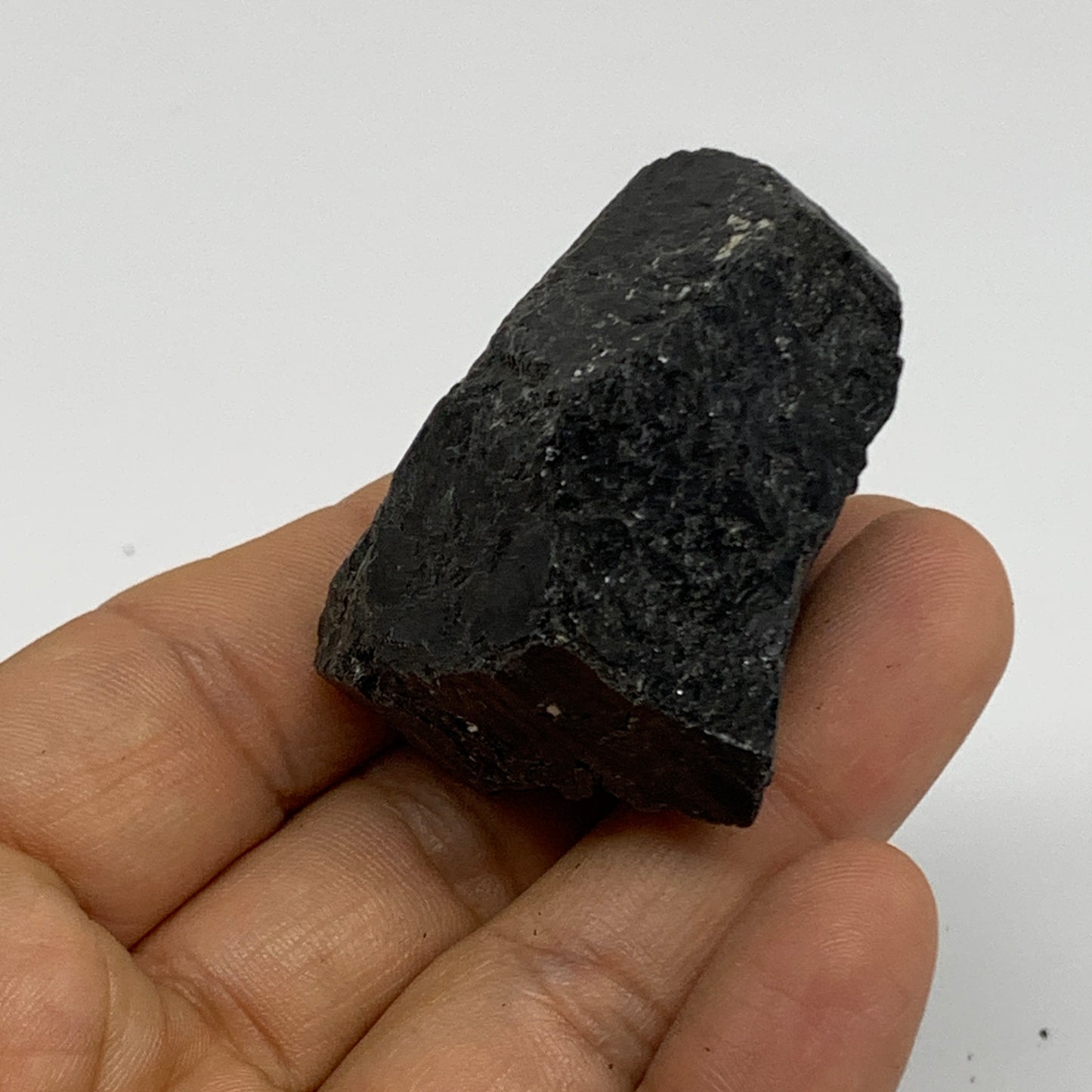 75.8g, 1.2"x1.8"x1.3", Natural Black Tourmaline Mineral Specimen, B33748