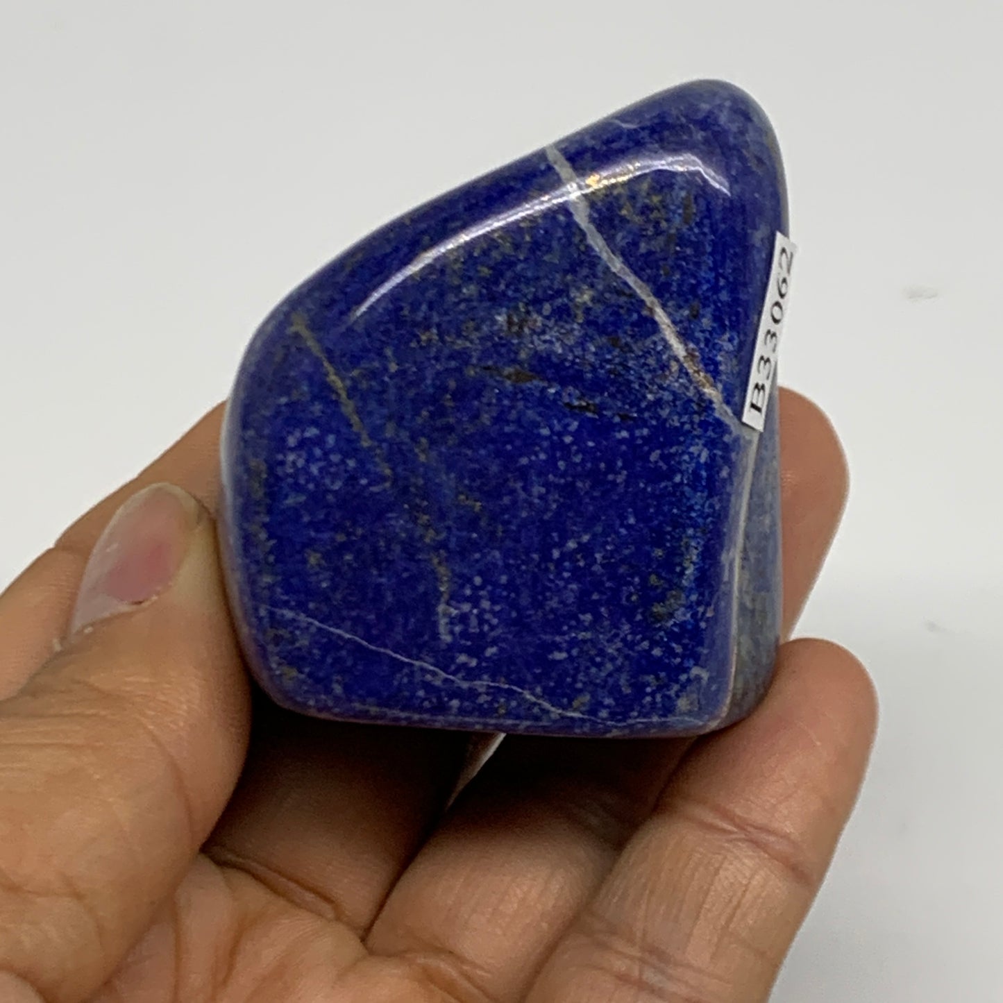 147.8g, 2"x1.8"x1.3", Natural Freeform Lapis Lazuli from Afghanistan, B33062