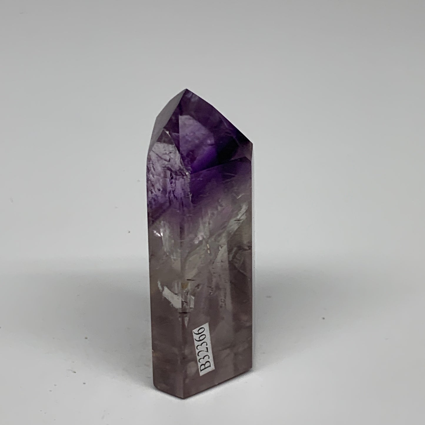 72.8g, 2.7"x1.1"x0.8", Natural Amethyst Tower Point Obelisk @Brazil, B32366
