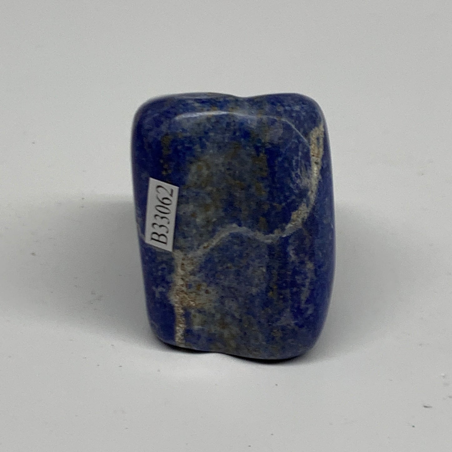 147.8g, 2"x1.8"x1.3", Natural Freeform Lapis Lazuli from Afghanistan, B33062