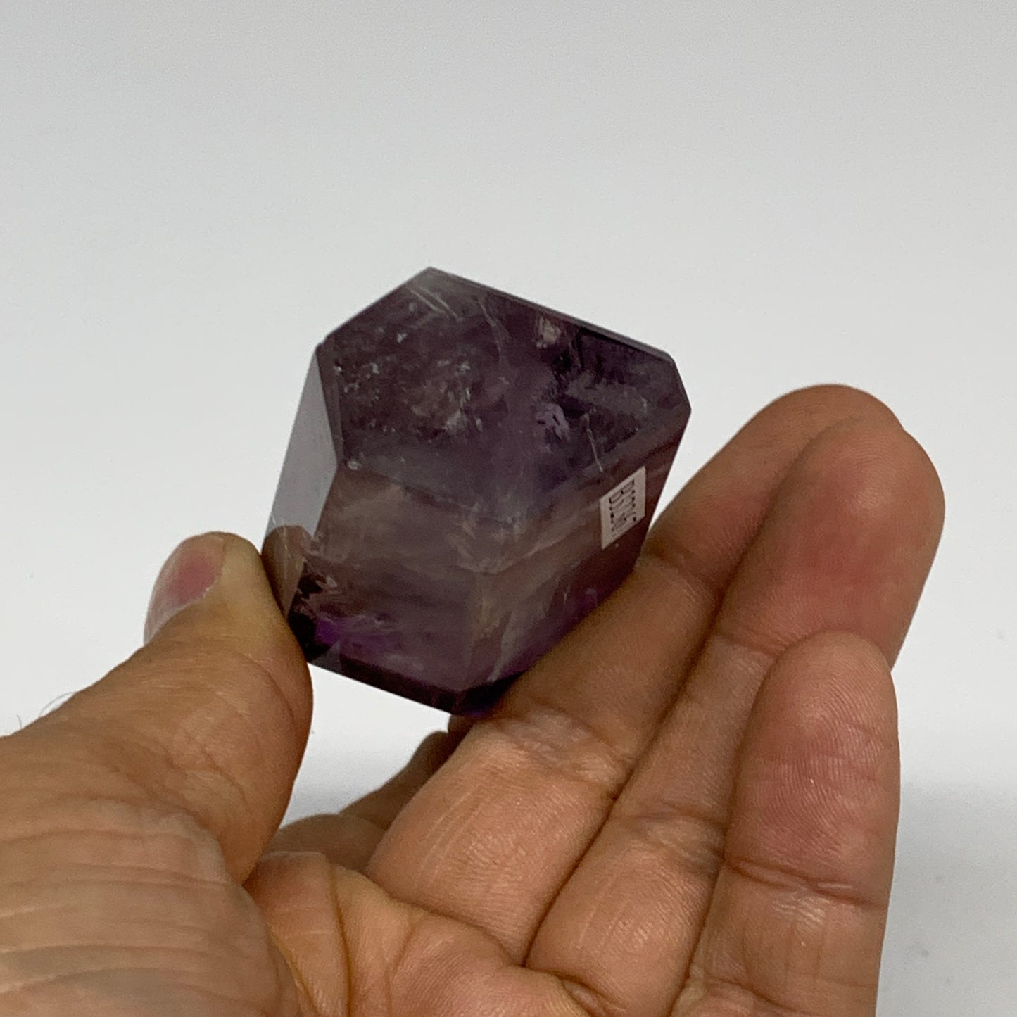 78.1g, 2.8"x1.3"x0.8", Natural Amethyst Tower Point Obelisk @Brazil, B32367