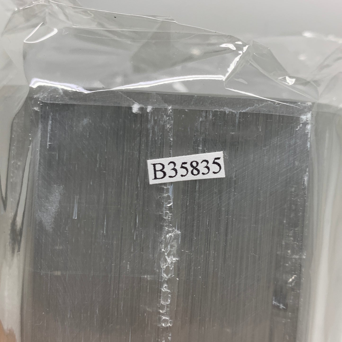 7.8 lbs. 9.75"x3.5", Hexagon Selenite (Satin Spar) Lamp, w/6ft Chord, B35835