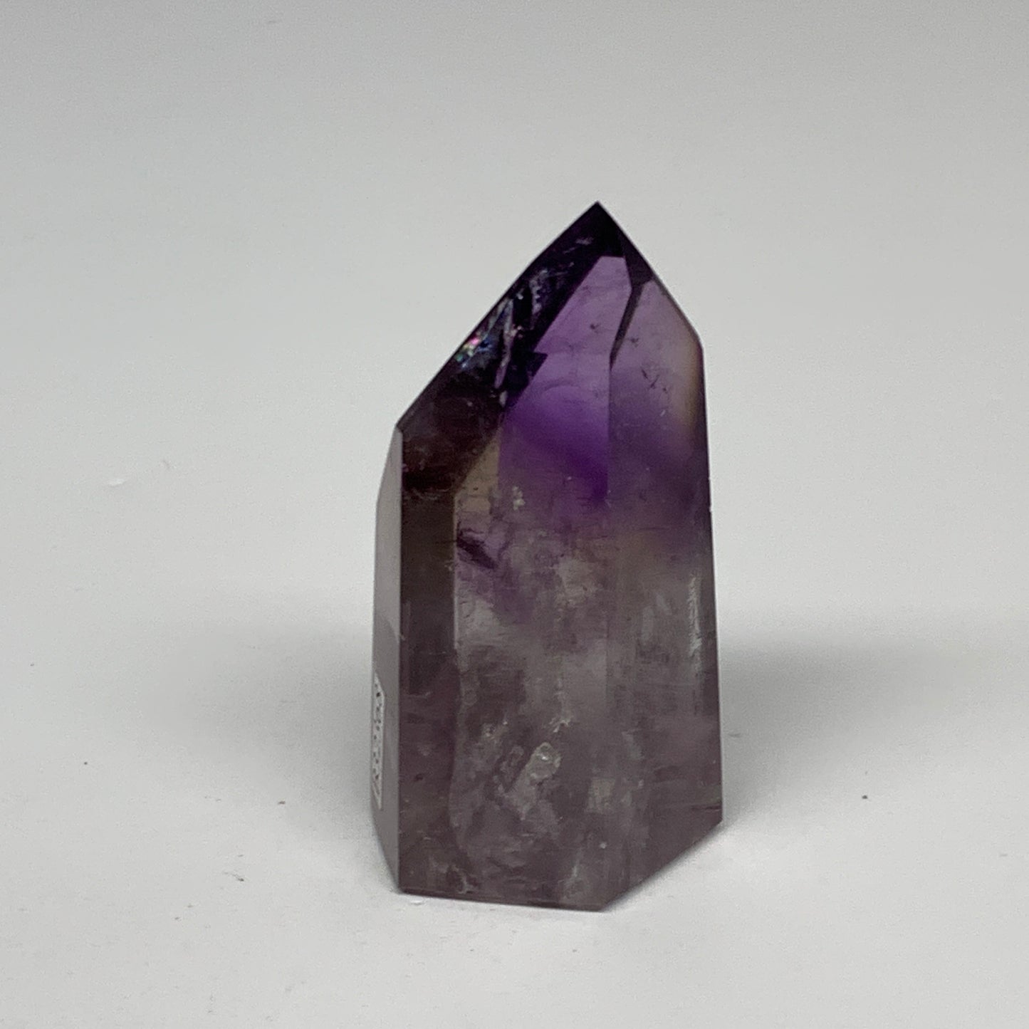 70.2g, 2.6"x1.3"x0.9", Natural Amethyst Tower Point Obelisk @Brazil, B32368