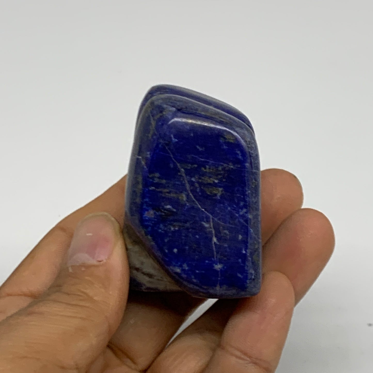 114.8g, 2"x1.4"x1.3", Natural Freeform Lapis Lazuli from Afghanistan, B33064