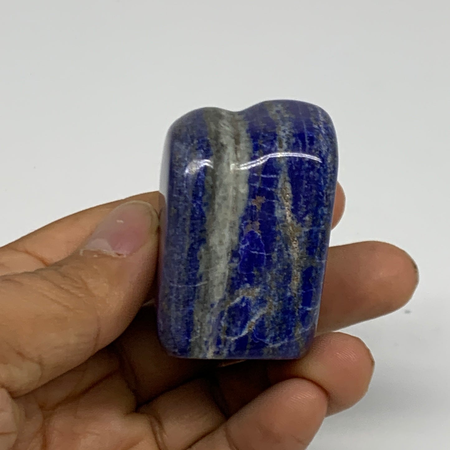 114.8g, 2"x1.4"x1.3", Natural Freeform Lapis Lazuli from Afghanistan, B33064